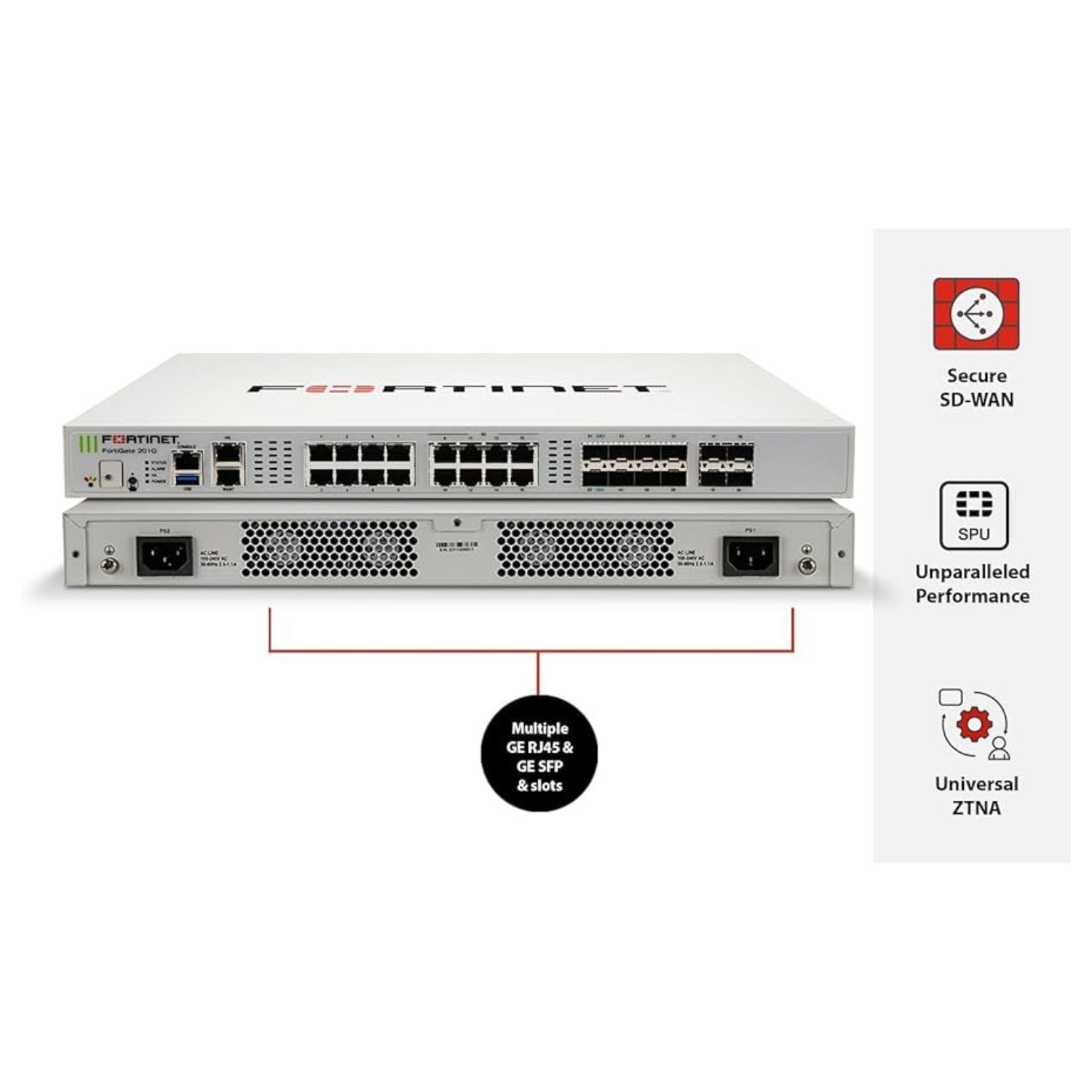 Firewall Fortinet FortiGate 200G Bundle, FortiCare + UTP, 1 Año (FG-200G-BDL-950-12)