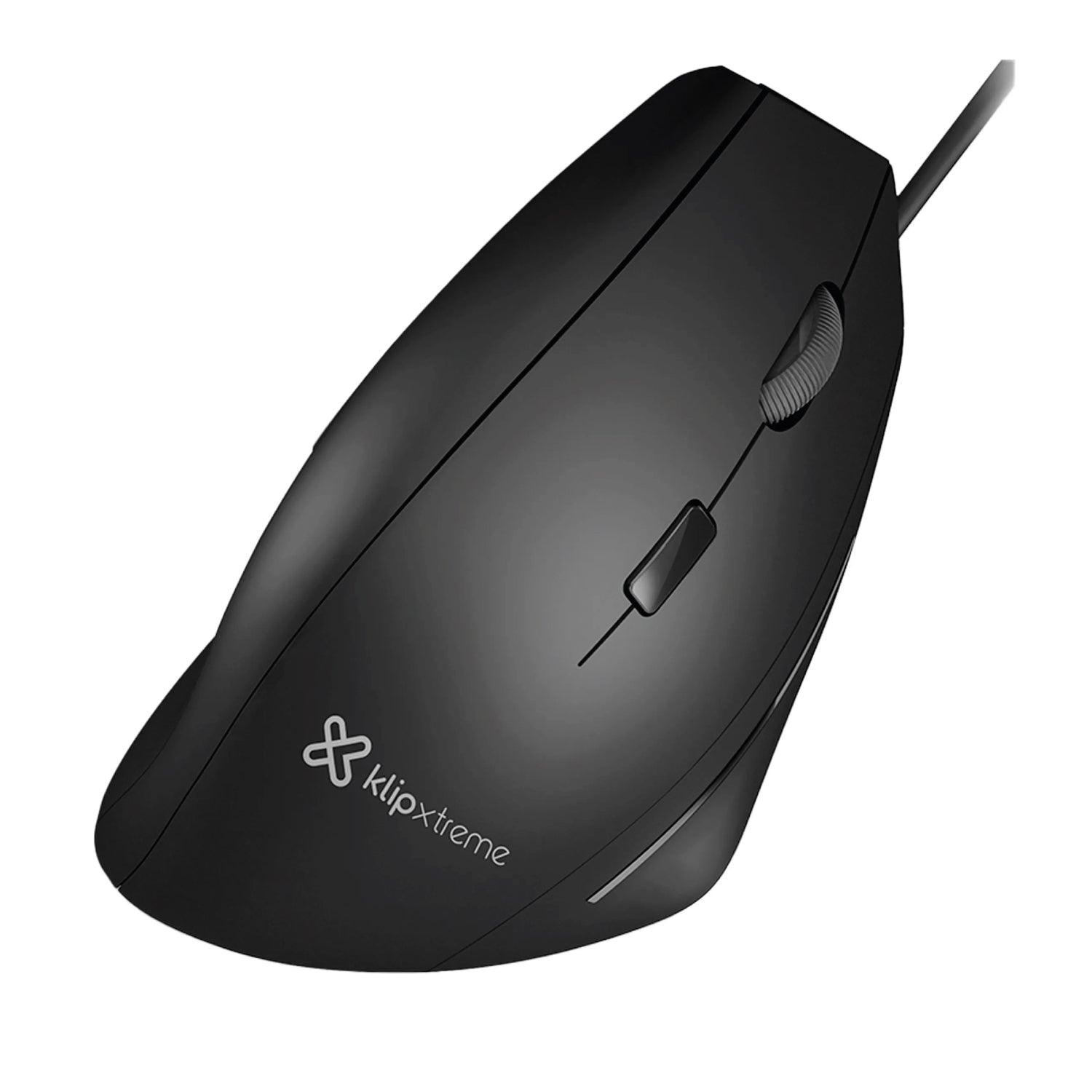 Mouse Klip Xtreme Krest, Ergonomico, USB, 1600DPi, 6 Botones, Negro, 1 Año (KMO-505) Imagen principal del producto