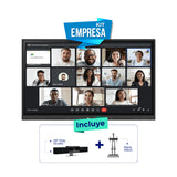 Pantalla Interactiva LG Serie 86TR3DK-B, 86" UHD IPS Touch IR, Android 13 + Rack móvil + Cámara Poly Studio