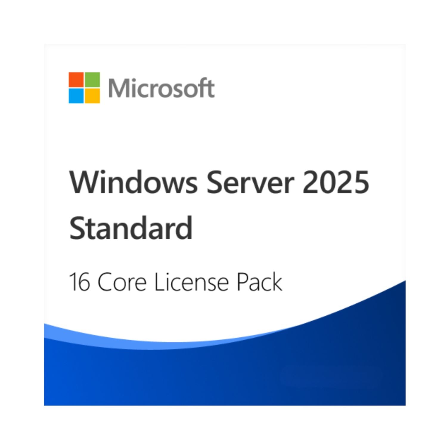 Microsoft Windows Server 2025 Dell, Standard ROK 16 Core (634-CVFM) Imagen principal del producto