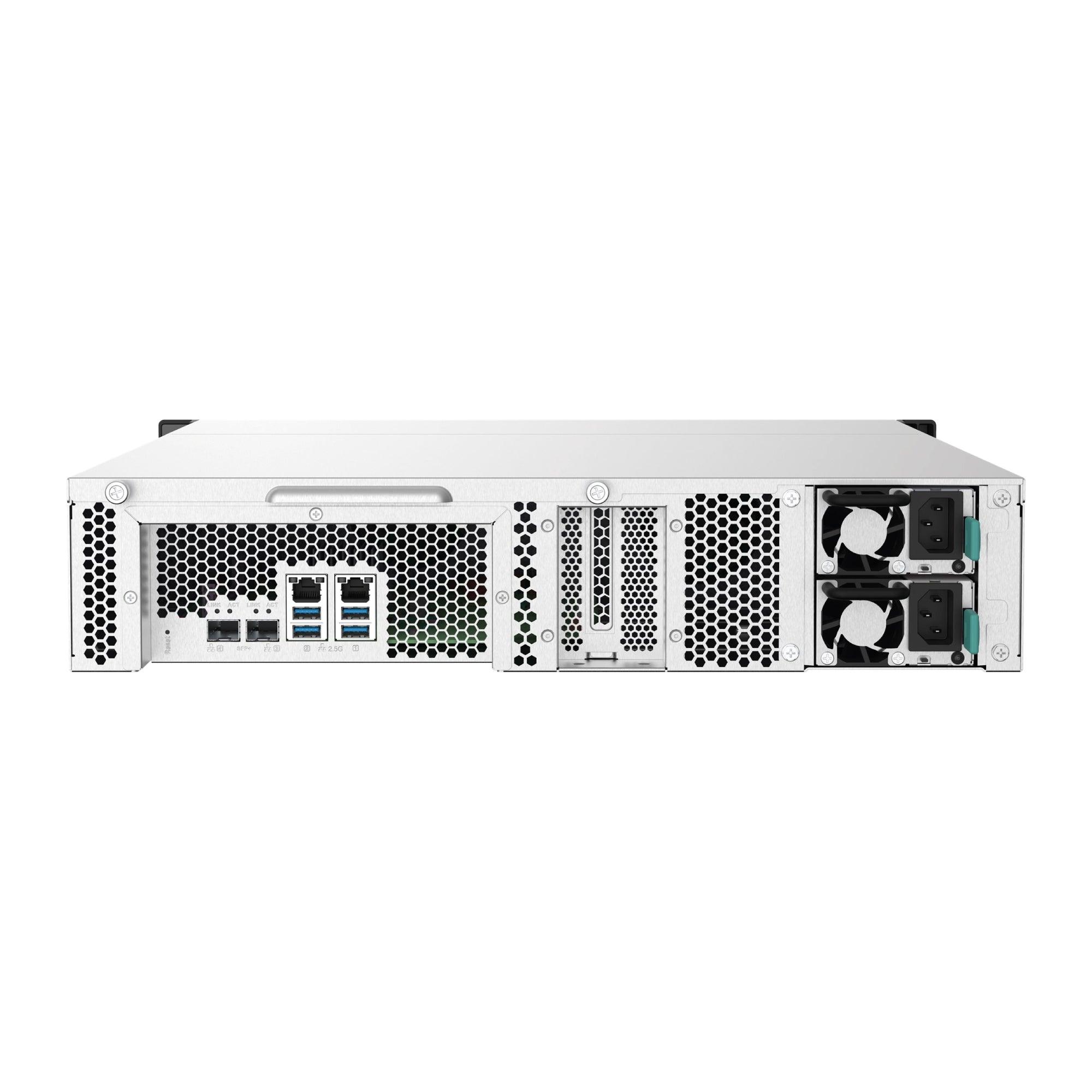 Almacenamiento NAS QNAP TS-1232PXU-RP-4G, 4Core, 4GB RAM, 12 Bahías, 2 años Imagen secundaria del producto