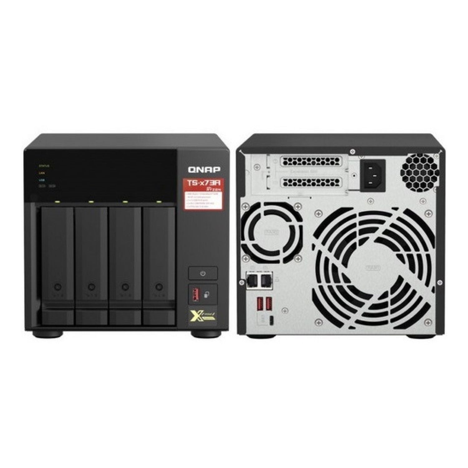 Almacenamiento NAS QNAP TS-473A-8G-US, 4C, 8GB RAM, 4 bahías, 0TB, 2 años Imagen secundaria del producto