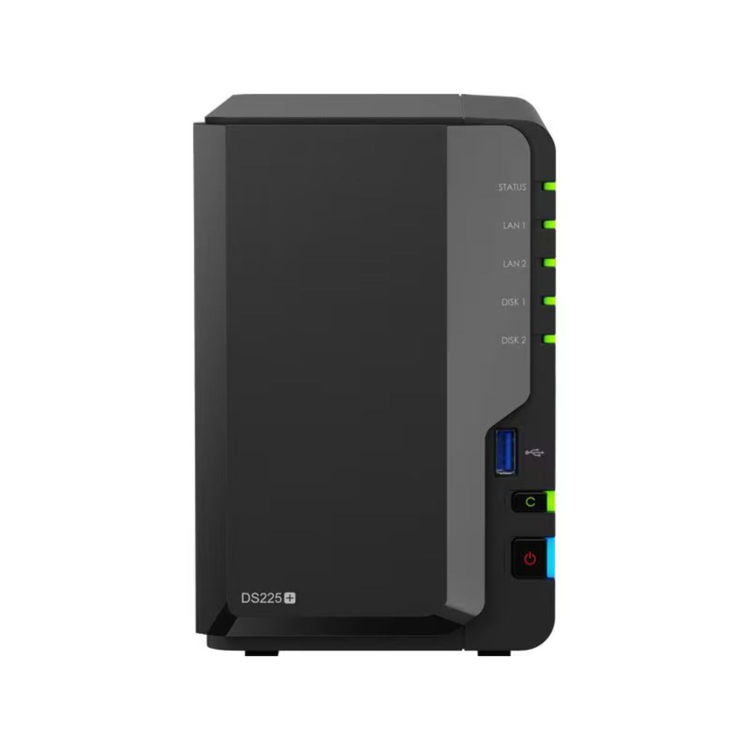 NAS DS225+ VISTA FRONTAL