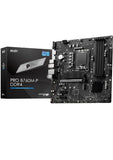 MB MSI B760M-P, 13a Gen, 12a Gen, LGA1700, DDR4, HDMI, DP, USB, VGA, RJ-45, 1Y (PRO B760M-P DDR4) (En Bolsa)