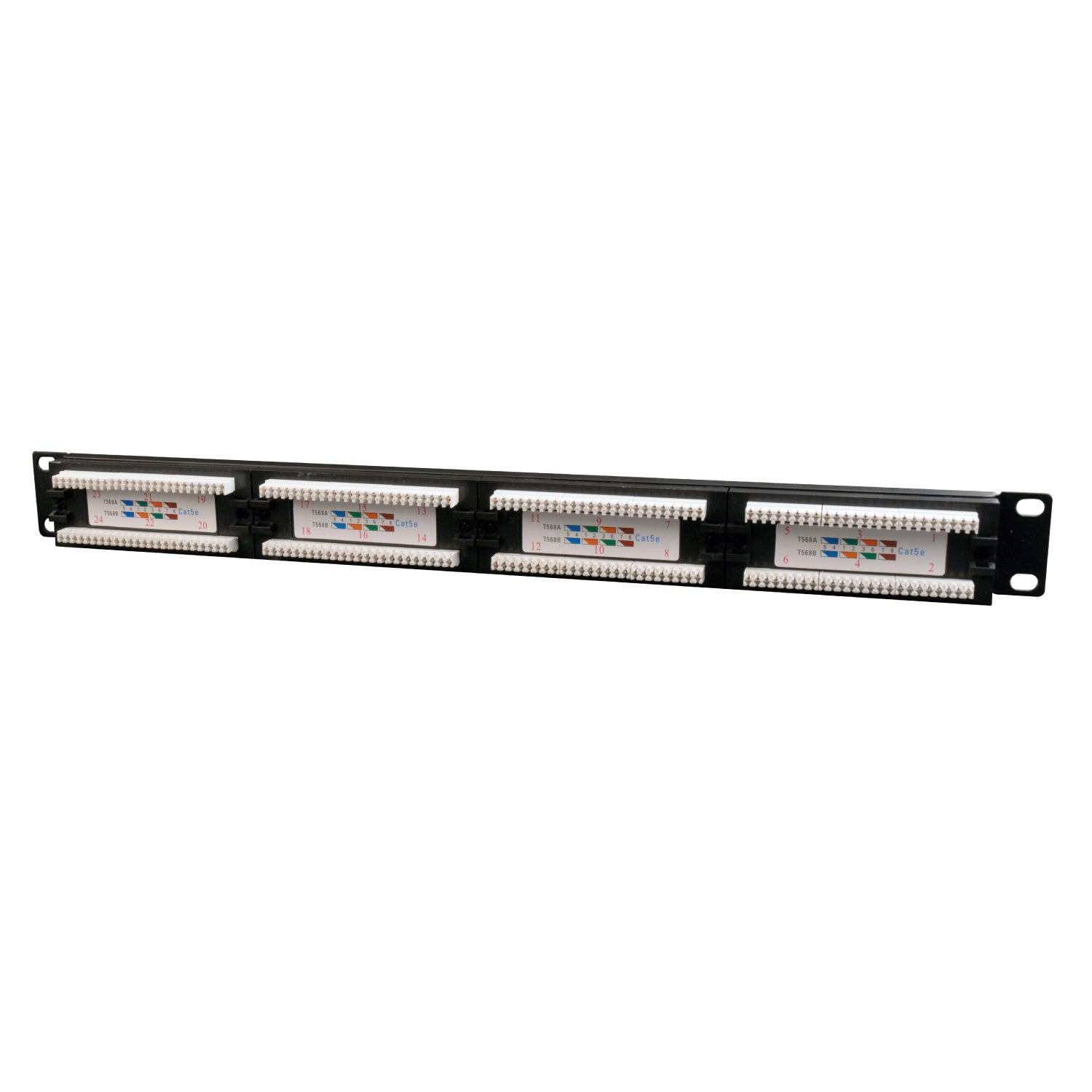 Patch Panel Satra Cat5e, 24 puertos