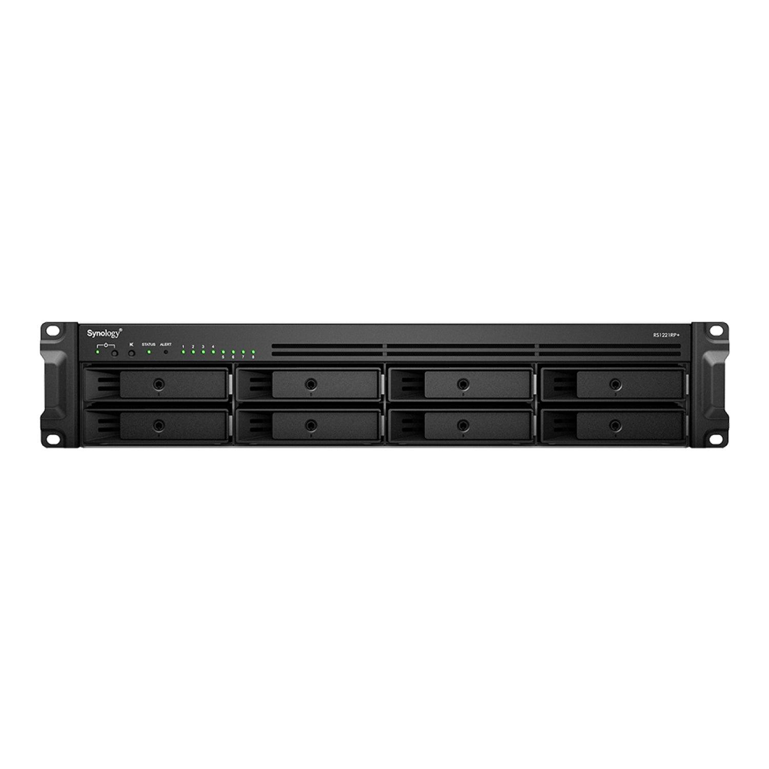 Almacenamiento NAS Synology RackStation RS1221RP+, 4C, 4GB, 8 bahías, 3 años Imagen principal del producto