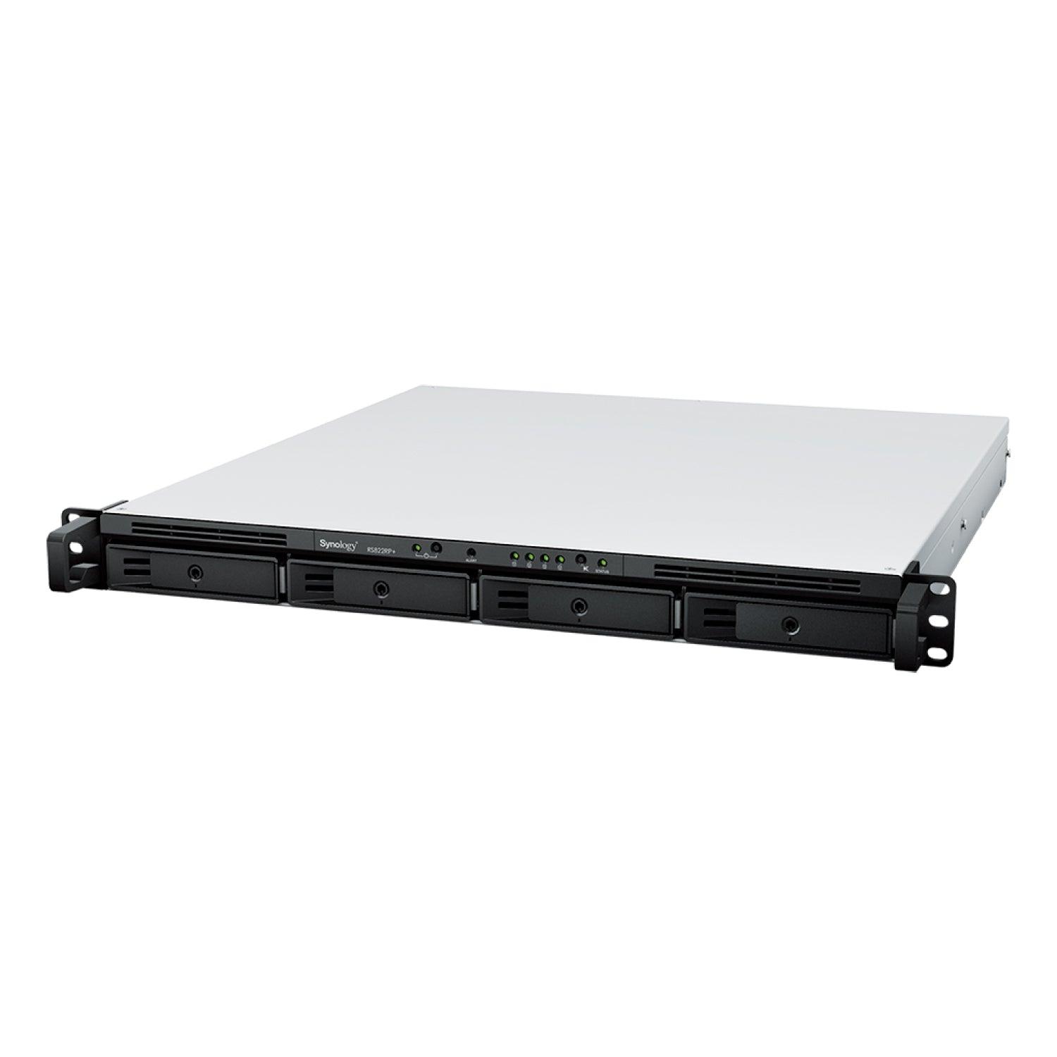 Almacenamiento NAS Synology RackStation RS822RP+, 4C, 2GB, 4 bahías, 0TB, 3 años