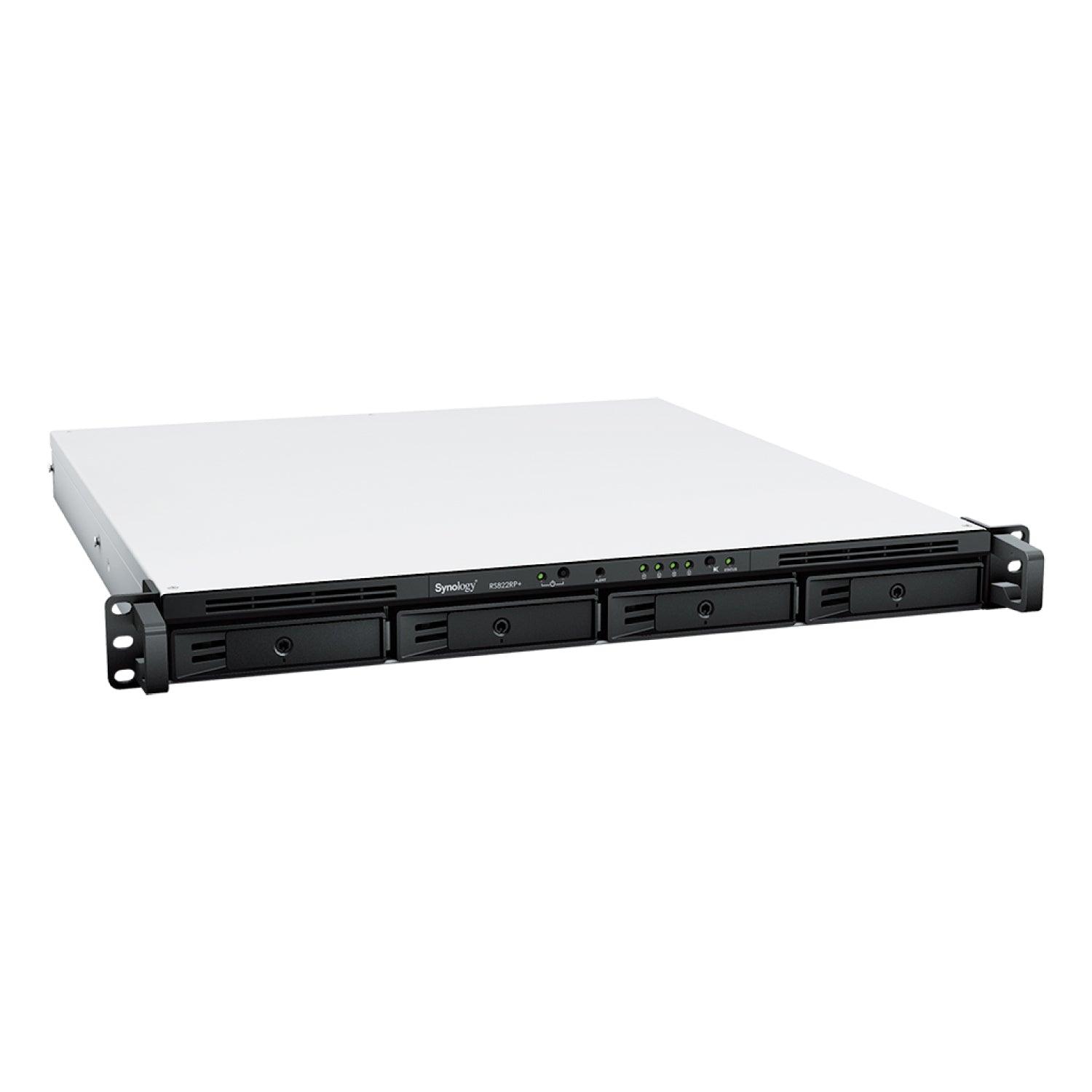 Almacenamiento NAS Synology RackStation RS822RP+, 4C, 2GB, 4 bahías, 3 años