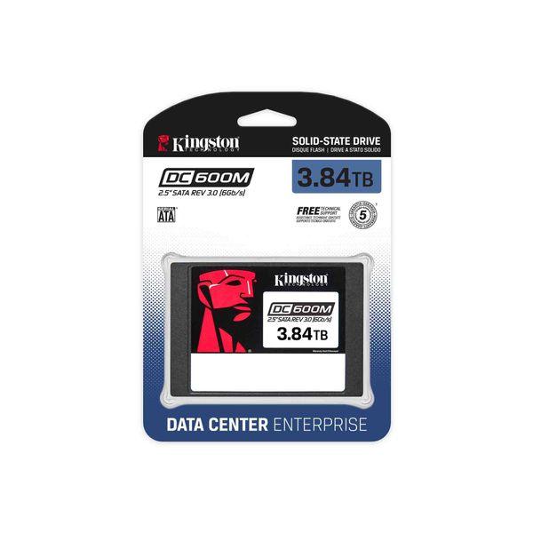 Disco Sólido Servidor Kingston DC600M 3.84TB SSD, 2.5", SATA 6Gbps (SEDC600M/3840G) Imagen secundaria del producto