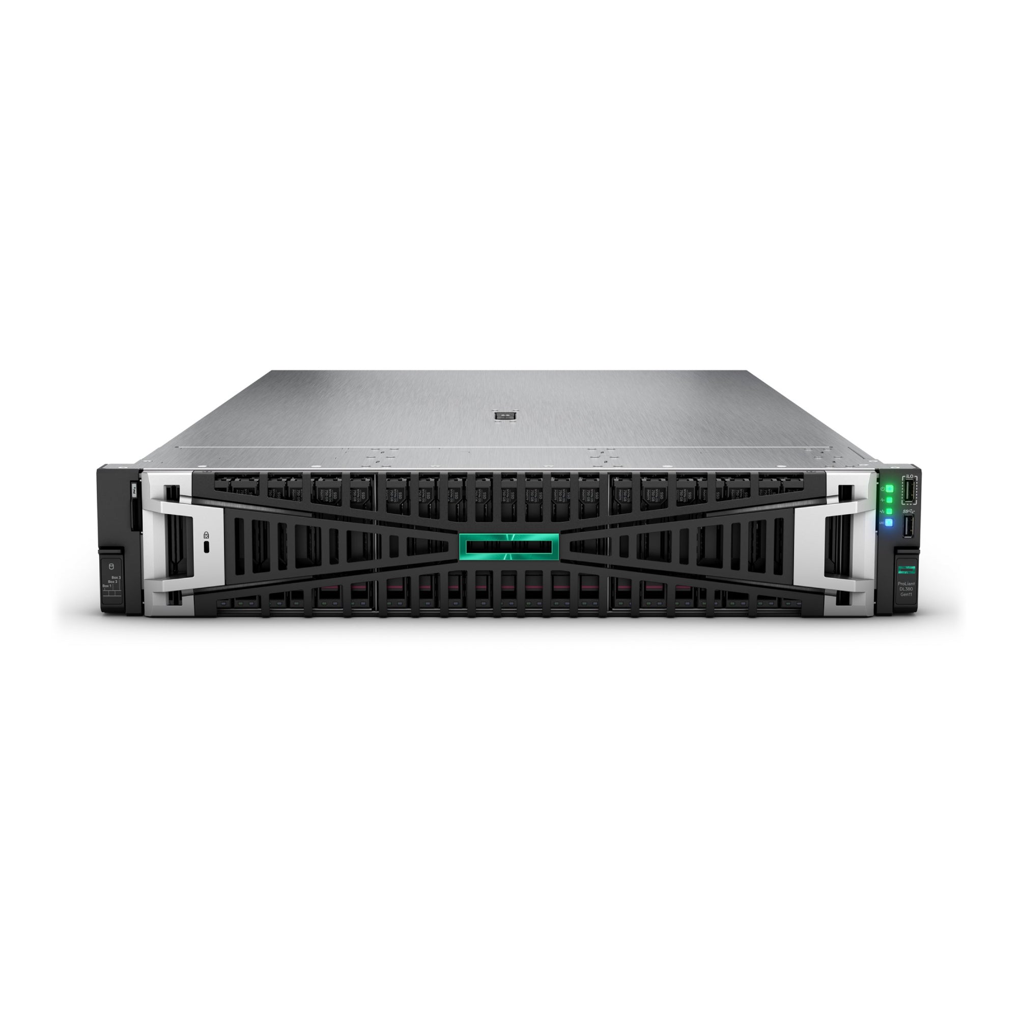 Servidor HPE ProLiant DL380 Gen11, Intel Xeon Silver 4410Y, 12C/24HT 32GB DDR5, 2X4TB HDD, 8X3.5", 2X1000W, 3 Años (P75344-DM5) Imagen principal del producto