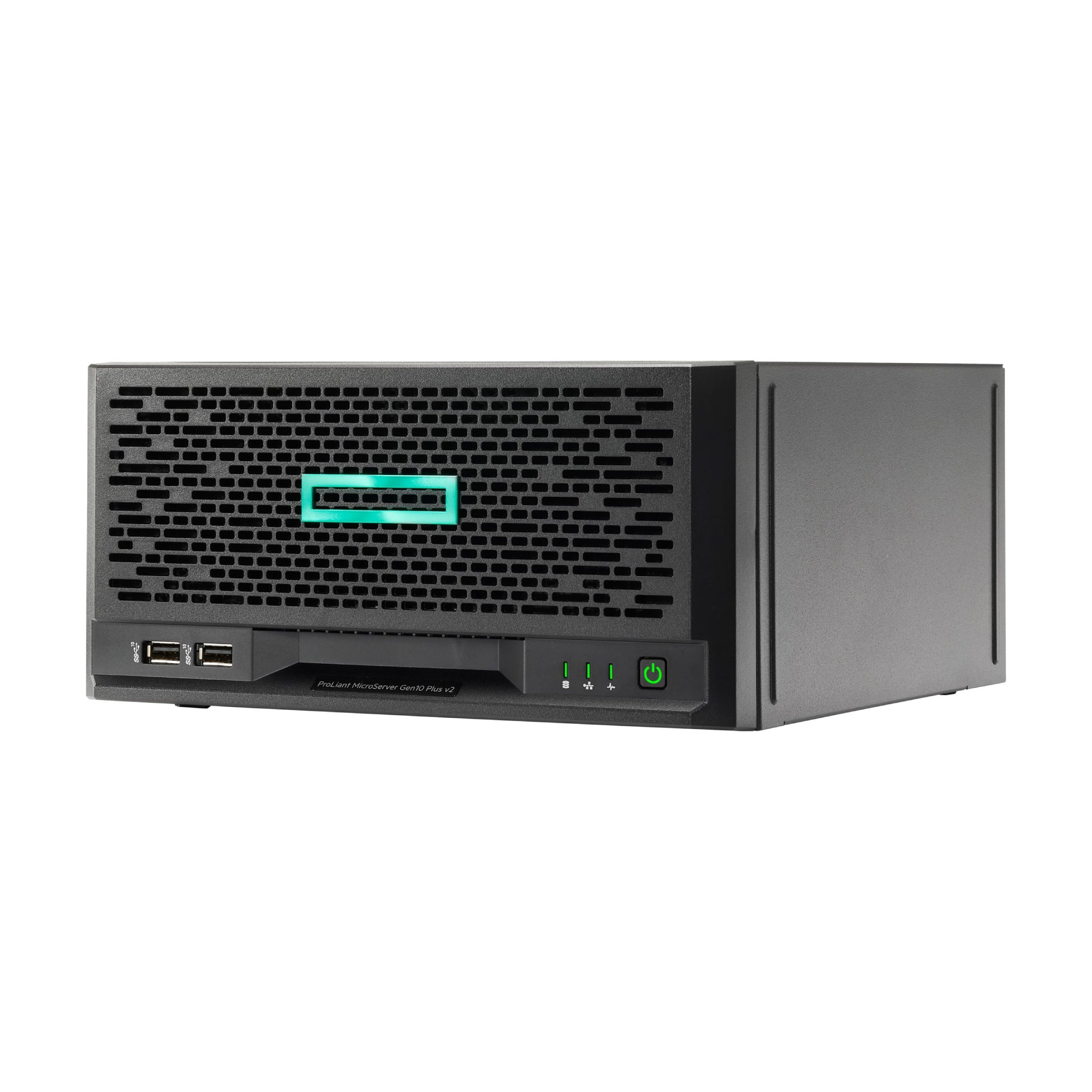 Servidor HPE ProLiant MicroServer Gen10 Plus V2, Intel Xeon E-2314, 4C/8T, 0GB DDR4, 1TB HDD, 4x3.5", 1 Año (P54654-001)