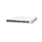 Switch Administrable HPE Aruba IO 1830, 48 GbE, 24/48PoE, 370W, 4 SFP, L2, 2 Años (JL815A)