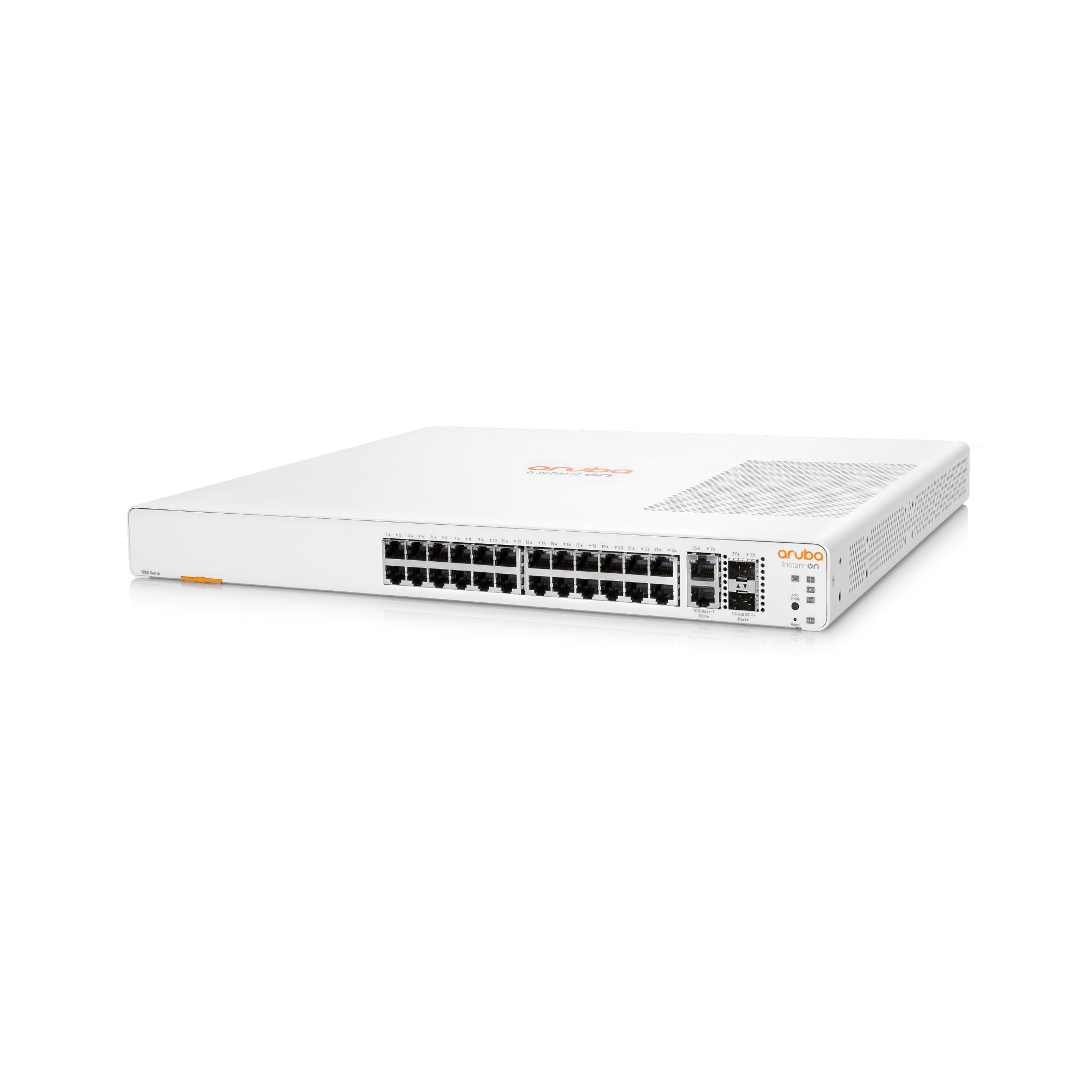 Switch Administrable HPE Aruba IO 1960, 24 GbE, 2 10GbT, 2 SFP+, L2, 2 Años (JL806A) Imagen secundaria del producto