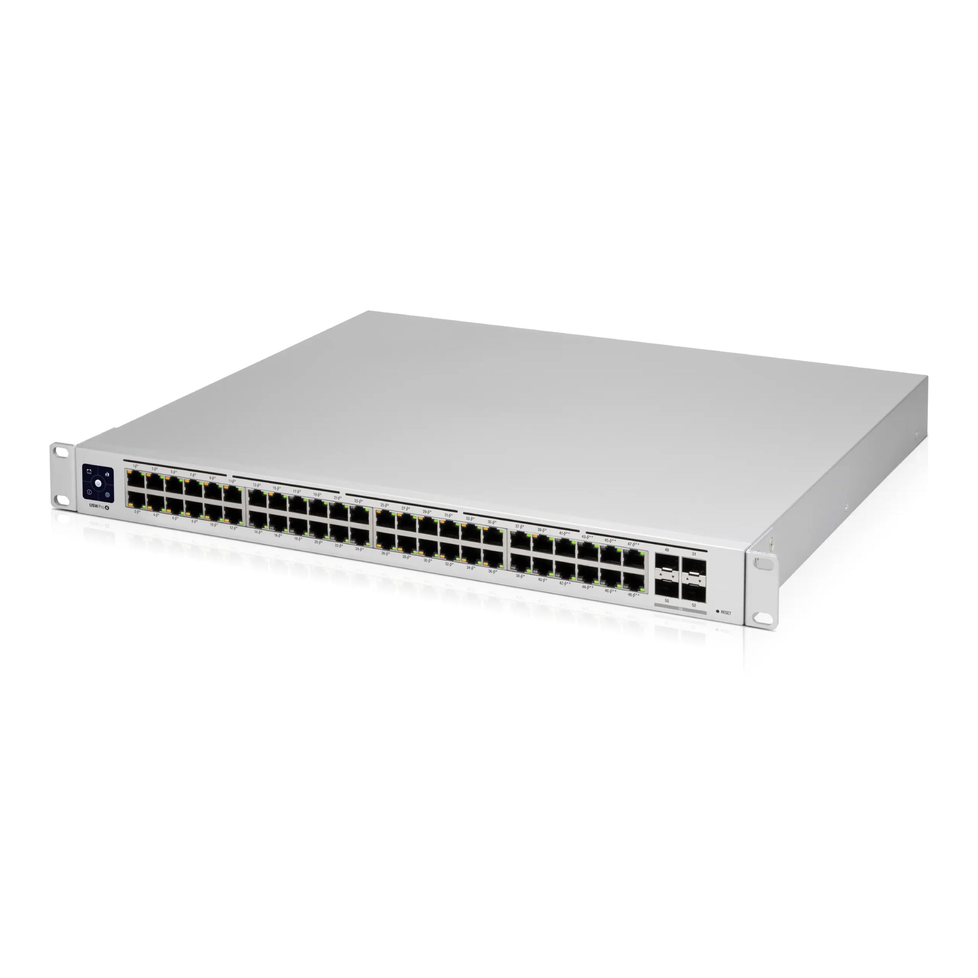 Switch Administrable Ubiquiti USW-Enterprise-48-POE, L3, 48GbE, 48/48POE, 4SFP/10G, 720W, 1 año Imagen secundaria del producto