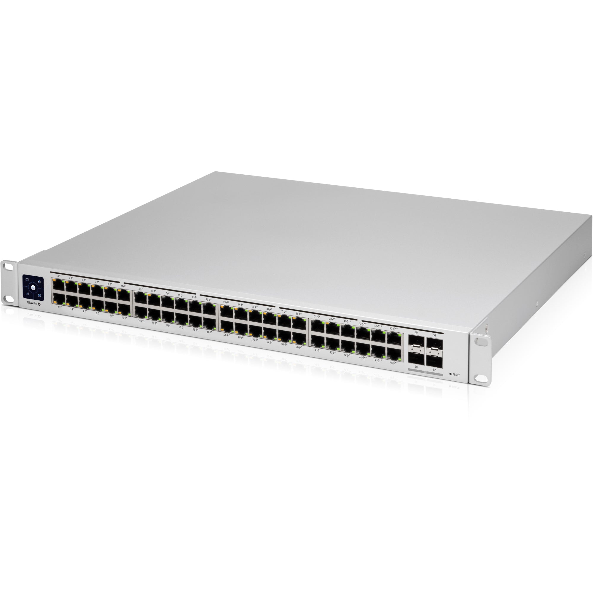 Switch Administrable Ubiquiti USW-Pro-48-POE, L3, 48GeE, 48/48PoE, 4SFP/10G, 600W, 1 año Imagen secundaria del producto