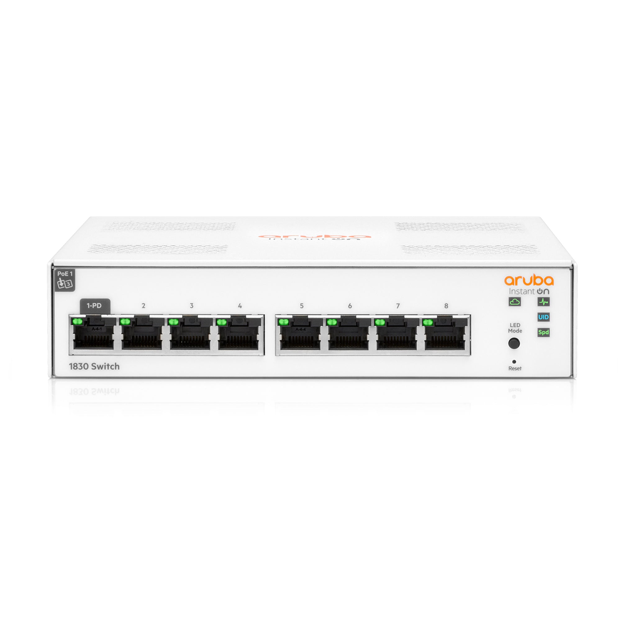 Switch Administrable HPE Aruba IO 1830, 8 GbE Imagen principal del producto