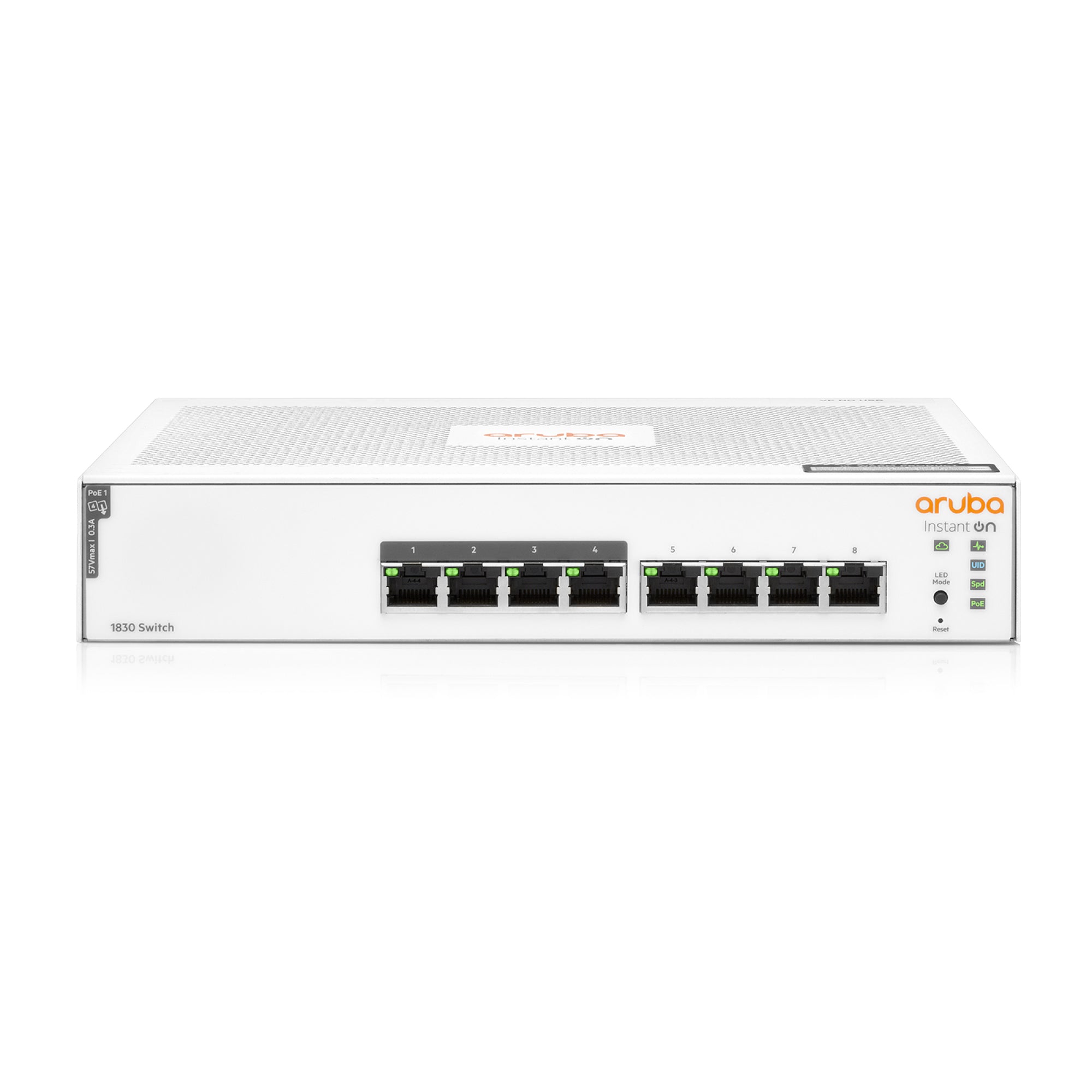 Switch Administrable HPE Aruba IO 1830, 8 GbE, PoE, 65W Imagen principal del producto