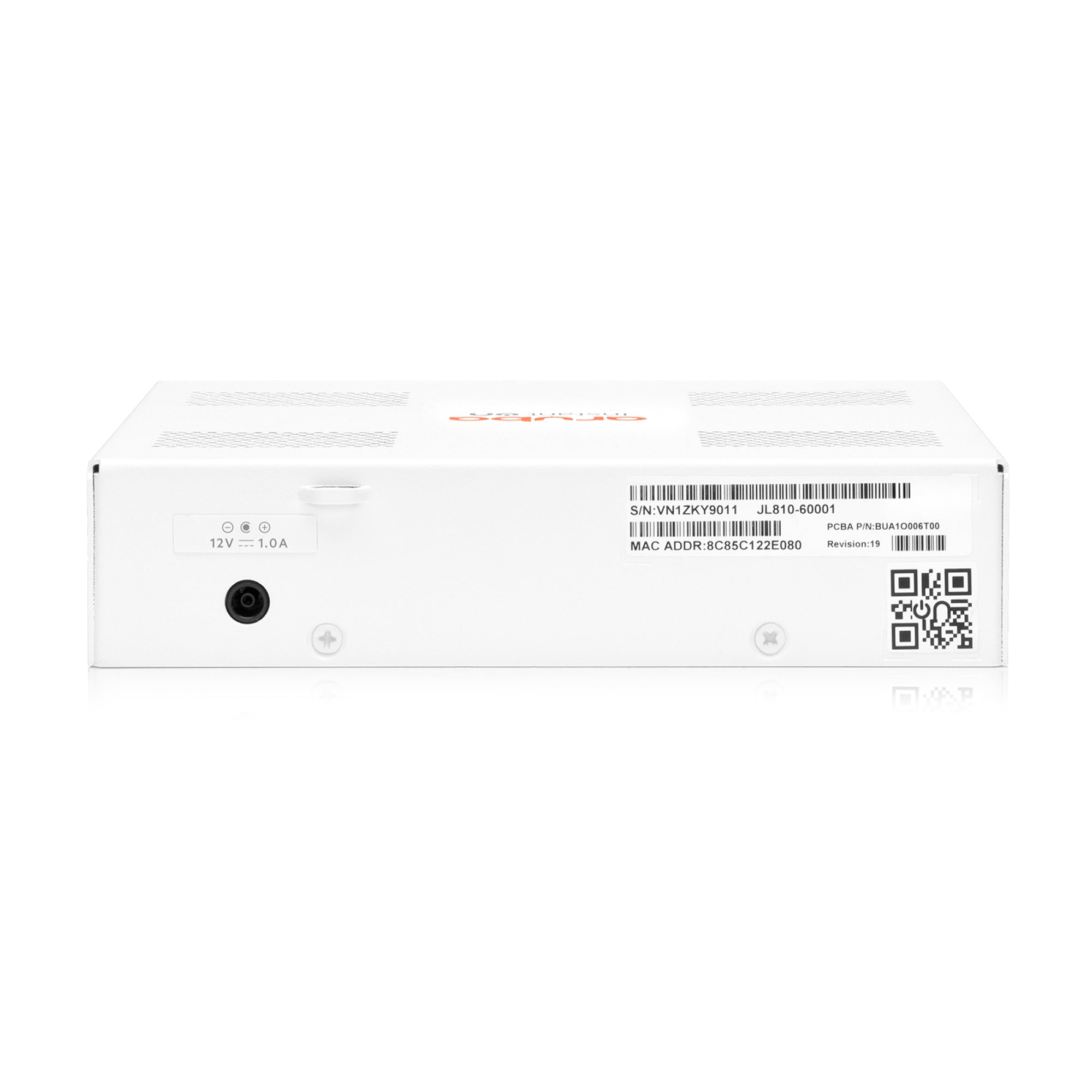 Switch Administrable HPE Aruba IO 1830 VISTA TRASERA