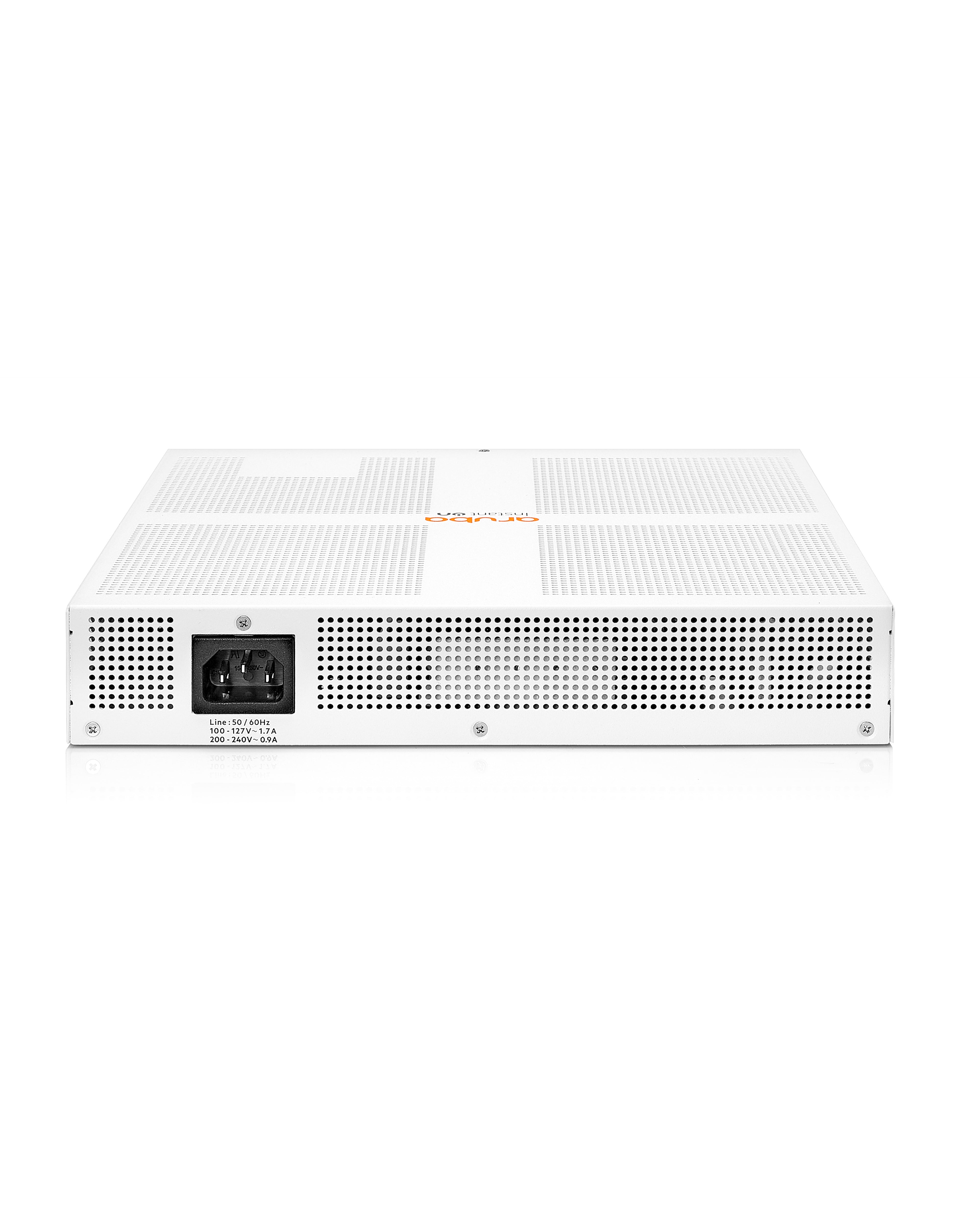 Switch Administrable HPE Aruba IO 1930, 8 GbE, PoE, 124W, 2 SFP, L2, 2 Años (JL681A) - Vista Trasera