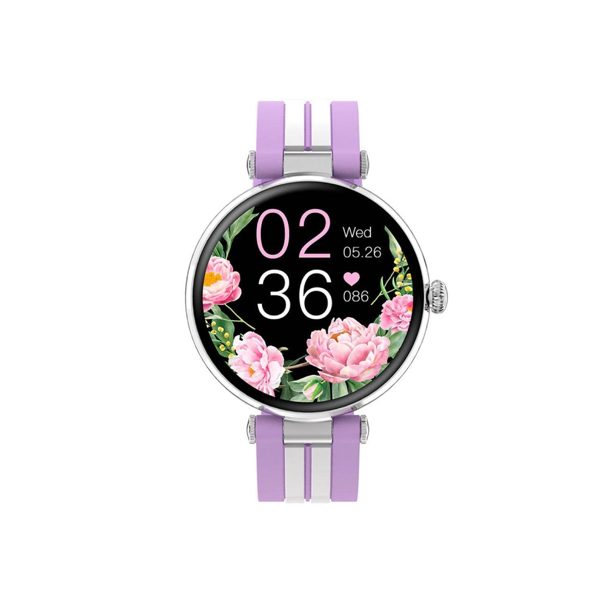 SmartWatch Teros TE-8088, Purpura, Amoled, BT, Gps, Pulsera Goma