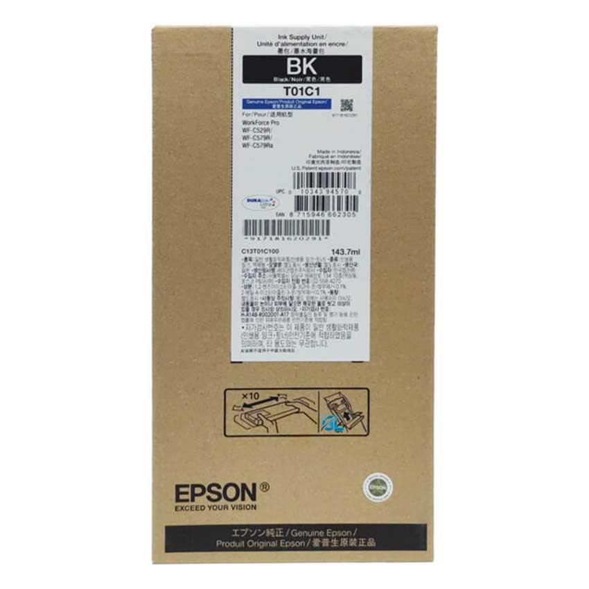 Tinta Epson T01C1-AL, Negro, WF-C529R, WF-C579R, WF-C579RA Imagen secundaria del producto