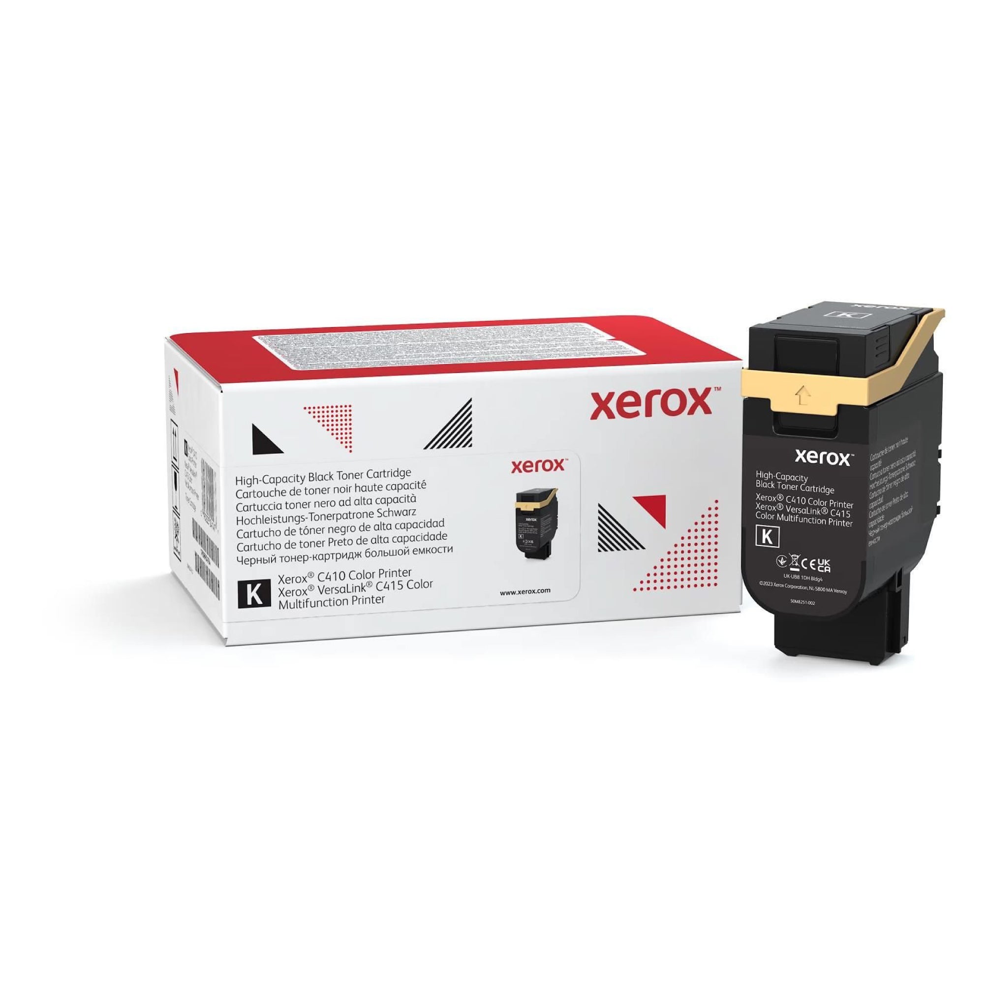 Tóner Xerox Versalink C410/C415, Negro Alta Capacidad, 10.5K, (006R04764)