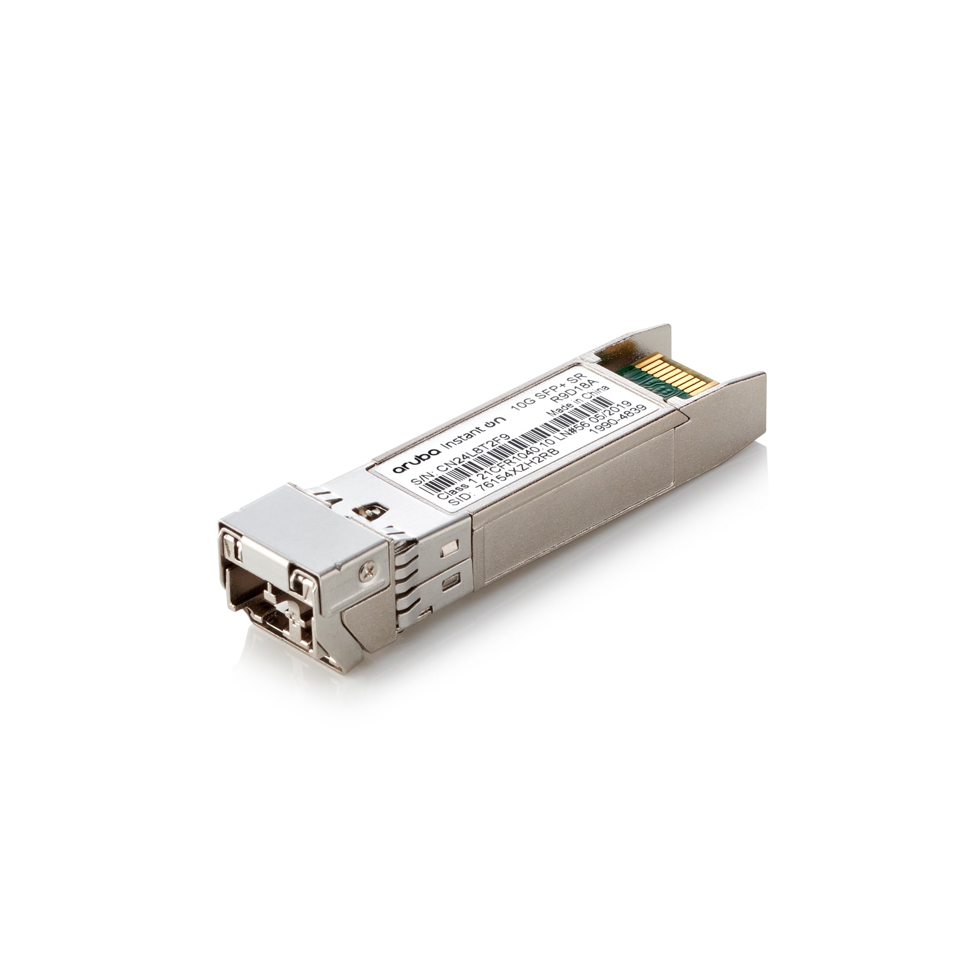 Transceiver HPE Aruba IO, 10G, LC, Duplex, Multimodo, 300m, 1 Año (R9D18A) Imagen secundaria del producto
