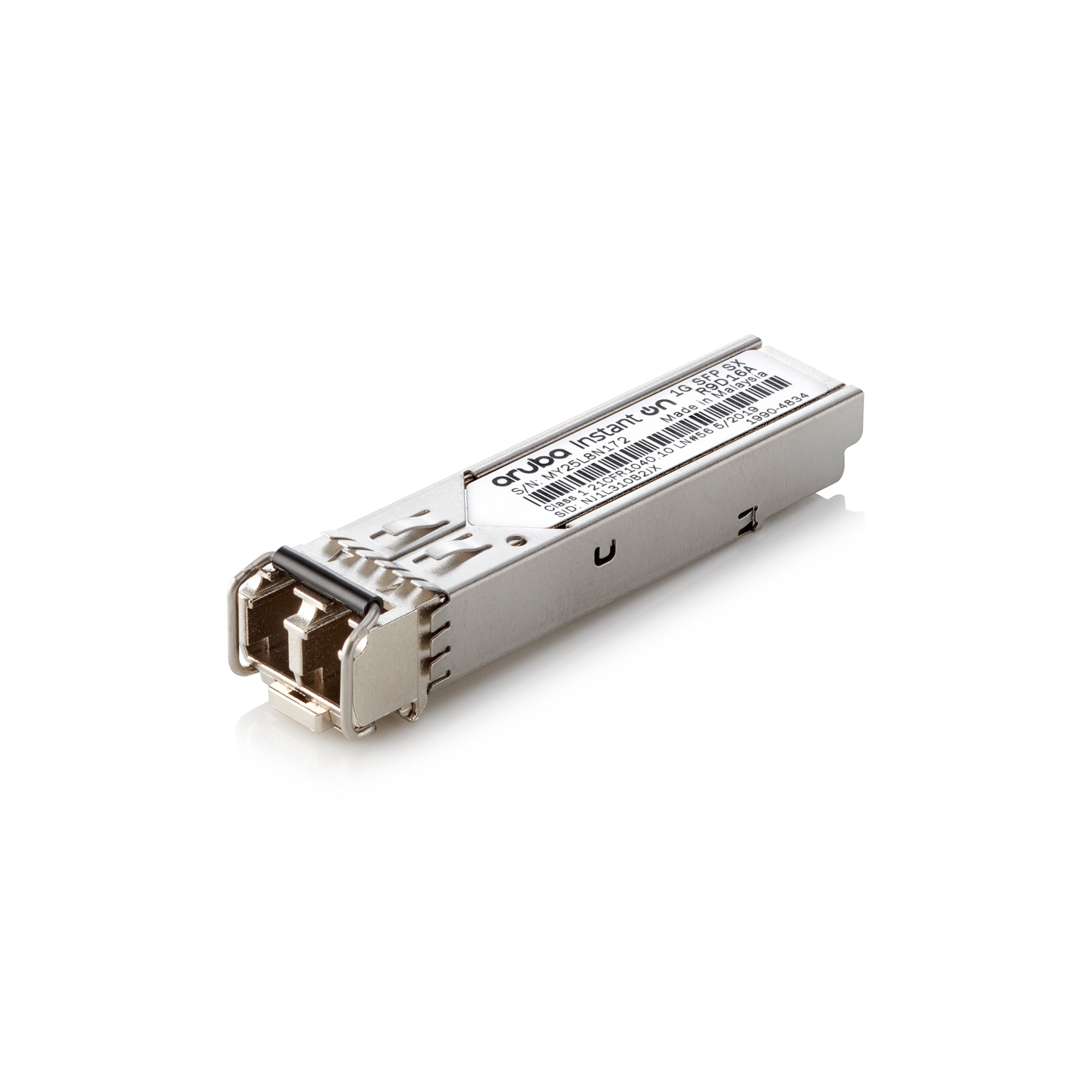 Transceiver HPE Aruba IO, 1G, LC, Duplex, Multimodo, 500m, 1 Año (R9D16A) Imagen secundaria del producto