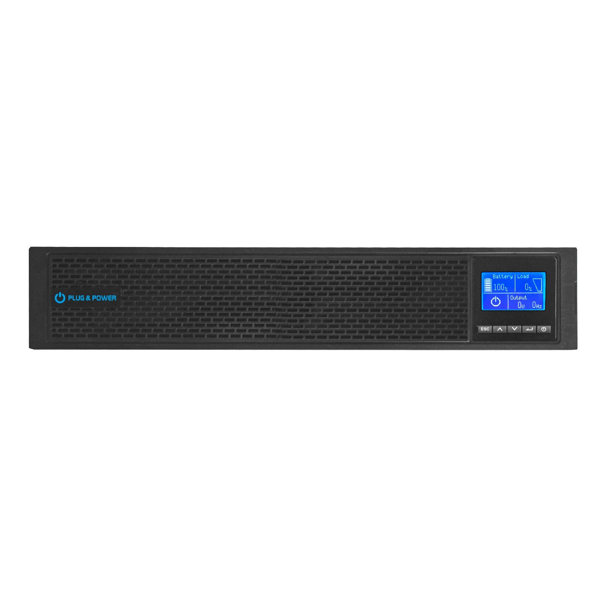UPS Online Plug&Power, 3KVA/3KW, DB-9, USB, 5 Años (URT-3K-IOT)