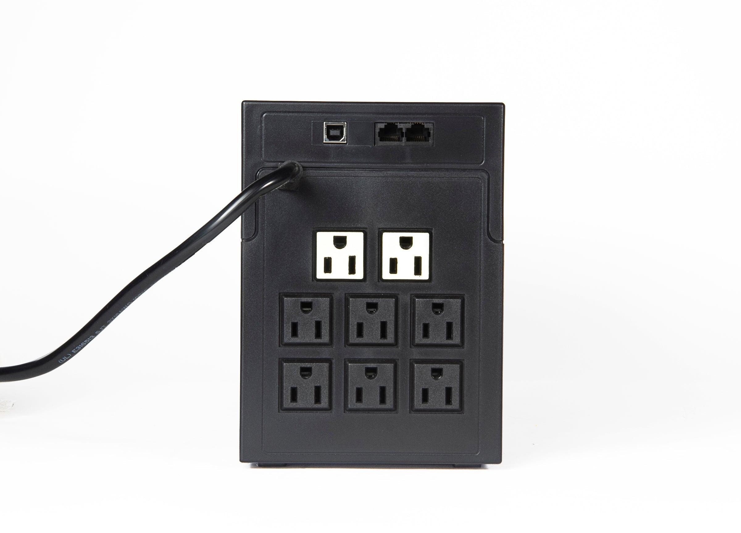 UPS Interactivo Fase, AUR-650-LCD-USB, 650VA, 360W, 3 Años.1