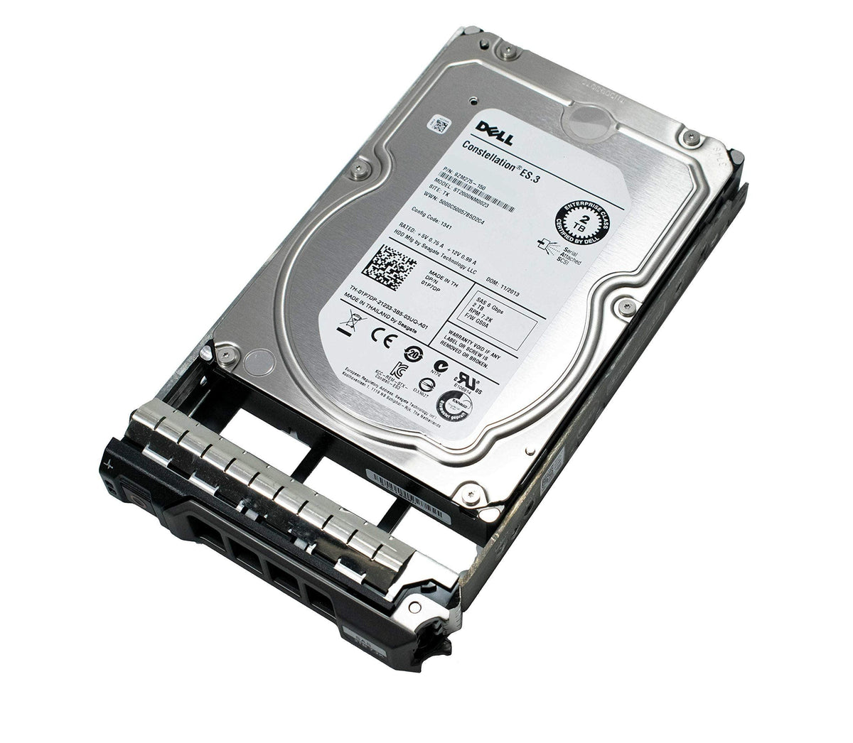 Disco Duro Servidor Dell 2TB, SATA, 7.2K, 6Gbps, 3.5'', 1 Año