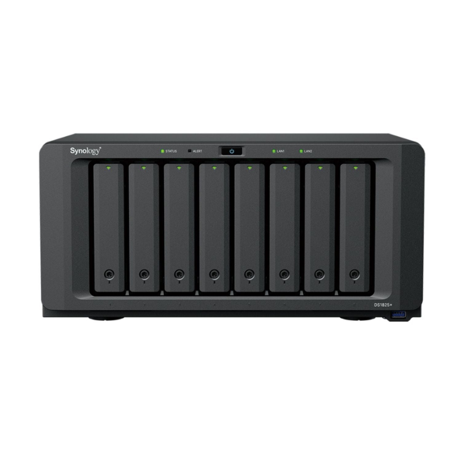 Almacenamiento NAS Synology DiskStation DS1825+, 4C, 8 bahías, 3 años