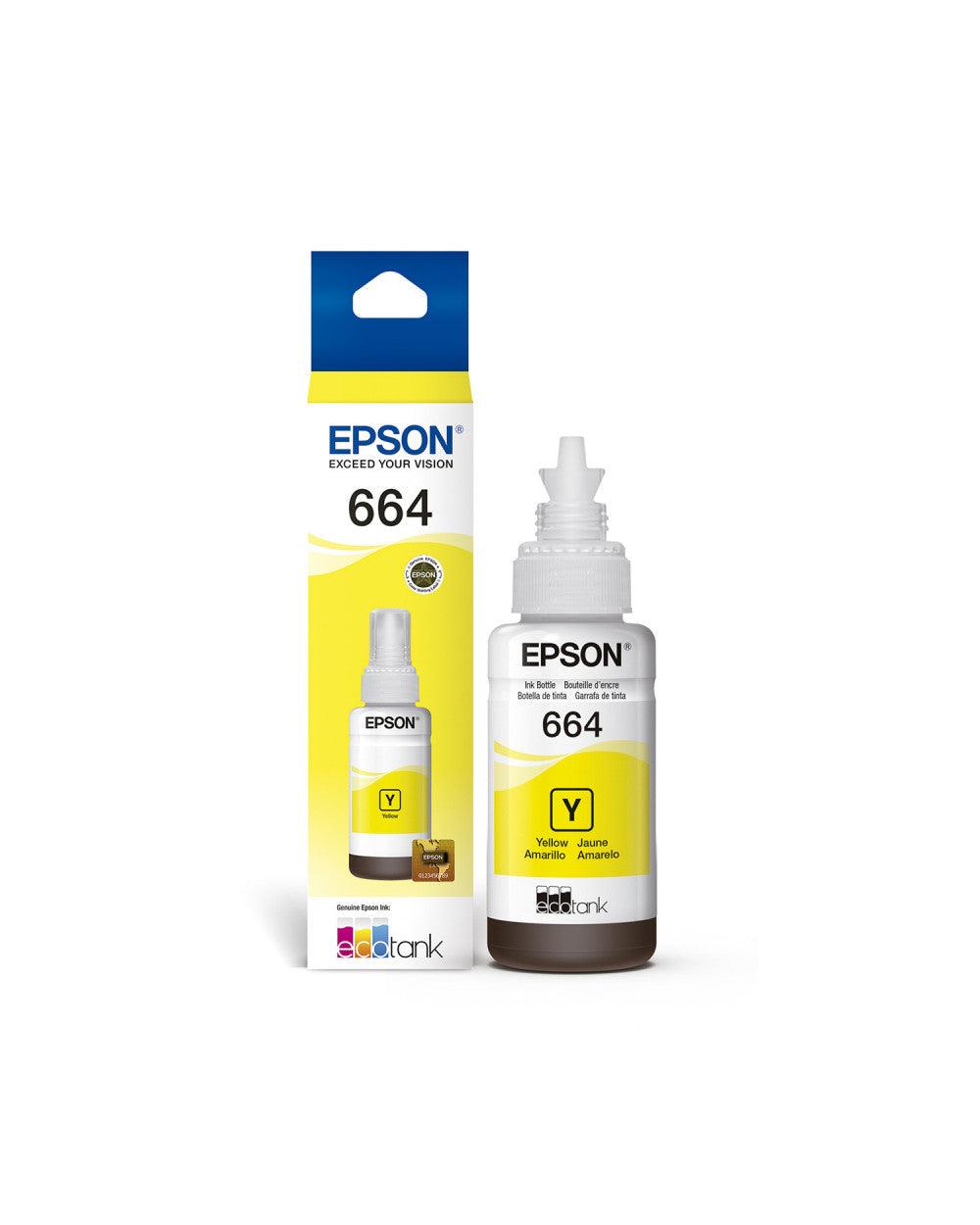 Tinta EPSON T664420 Yellow, L1300, L565, L455, L355, L220, L210, L200, 6m Imagen principal del producto