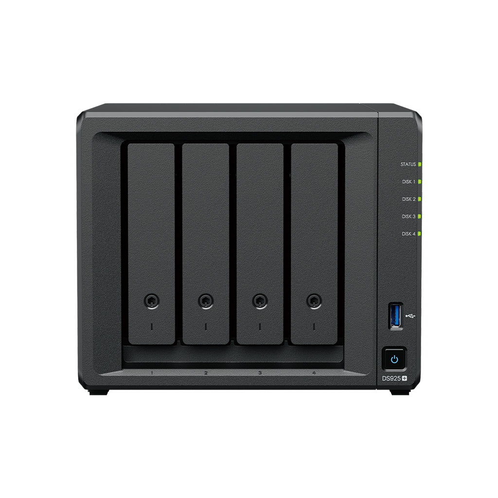 Almacenamiento NAS Synology DiskStation DS925+, 4C, 4GB, 4 bahías, 3 años Imagen principal del producto