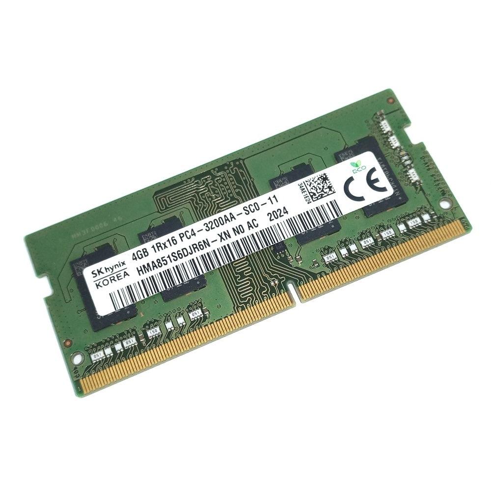 Memoria Sodimm Hynix, 4GB, DDR4, 3200 Mhz, PC4-25600, 1.2 V (HMA851S6CJR6N-XN) Imagen principal del producto