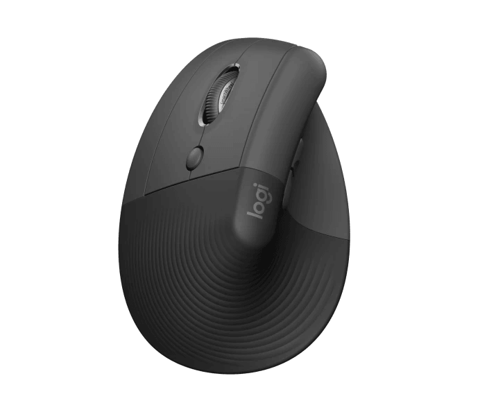 Mouse Logitech Lift Vertical, Zurdo, Negro, Wireless, Bluetooth (910-006467) Imagen principal del producto