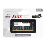 Memoria Sodimm TeamGroup Elite, 16GB, DDR4, 3200MHZ, CL22, 1Y (TED416G3200C22-S01)