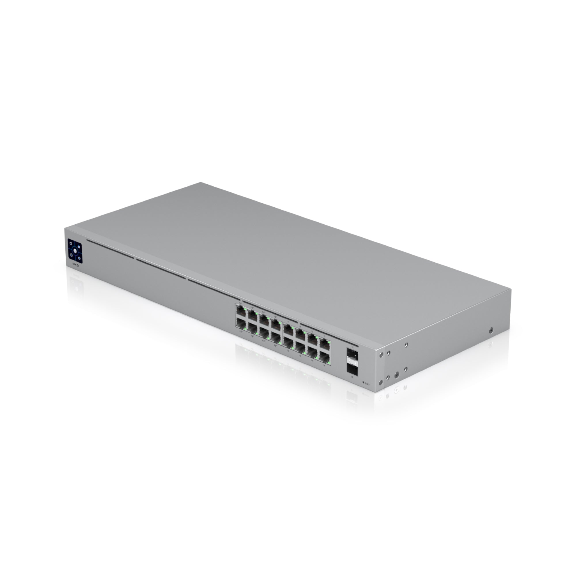 Switch Administrable Ubiquiti USW-16-POE, L2, 16GeE, 8/16PoE, 2SFP/1G, 42W, 1 año Imagen secundaria del producto