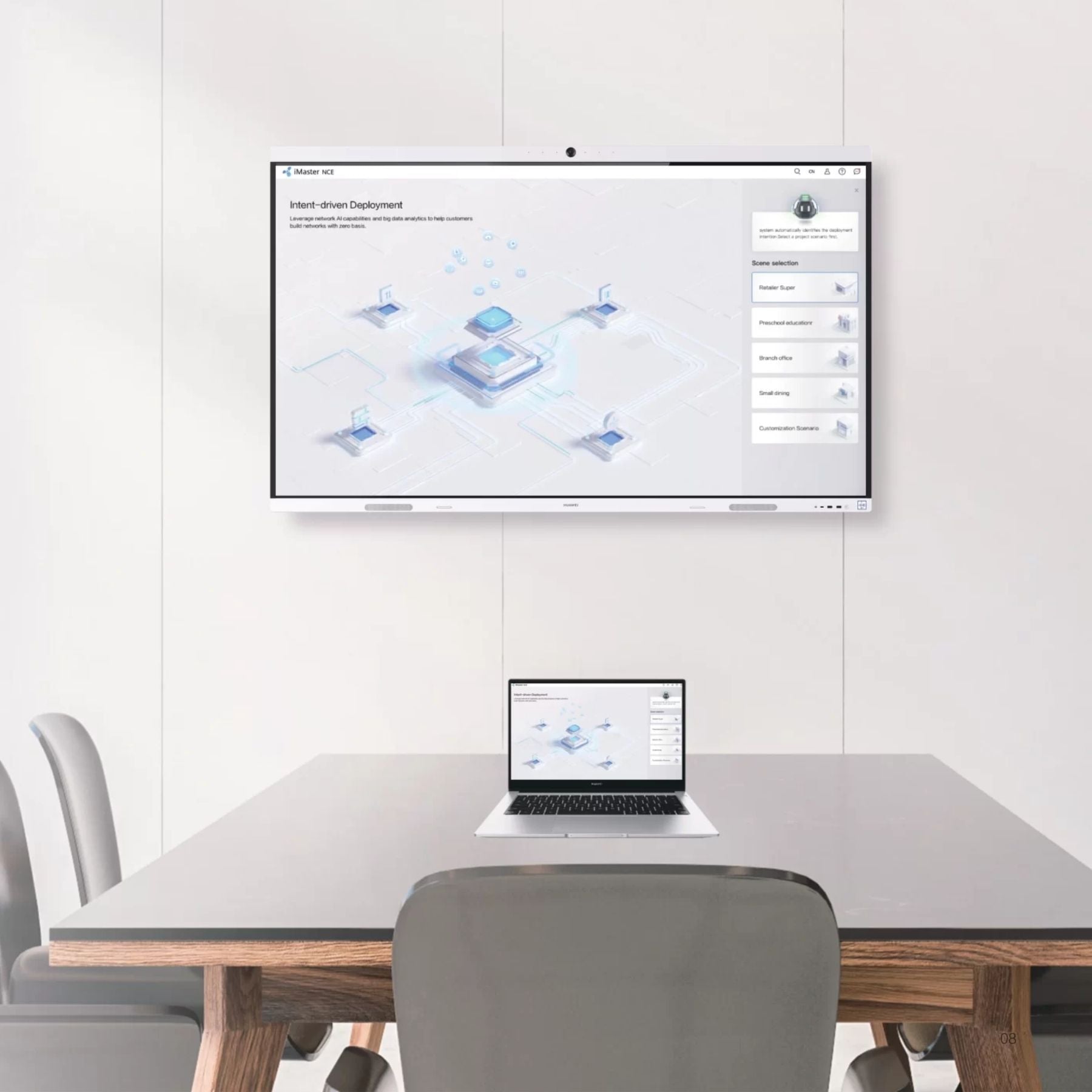 Pantalla Interactiva Huawei IdeaHub B2, 4K UHD, Android, 1 Año Imagen secundaria del producto