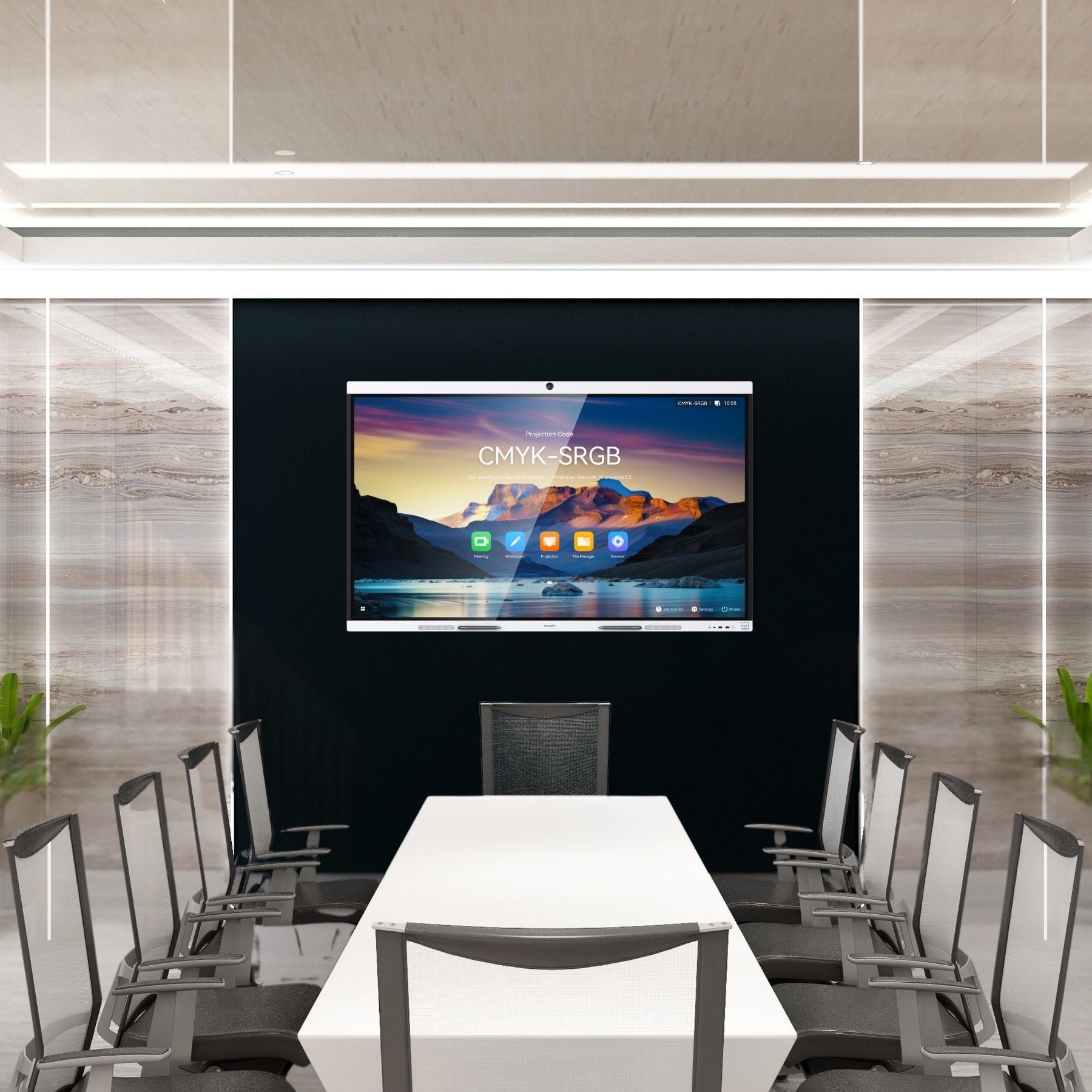 Pantalla Interactiva Huawei IdeaHub B3, 4K UHD, HarmonyOS , Cámara 4k, 1 Año Imagen secundaria del producto