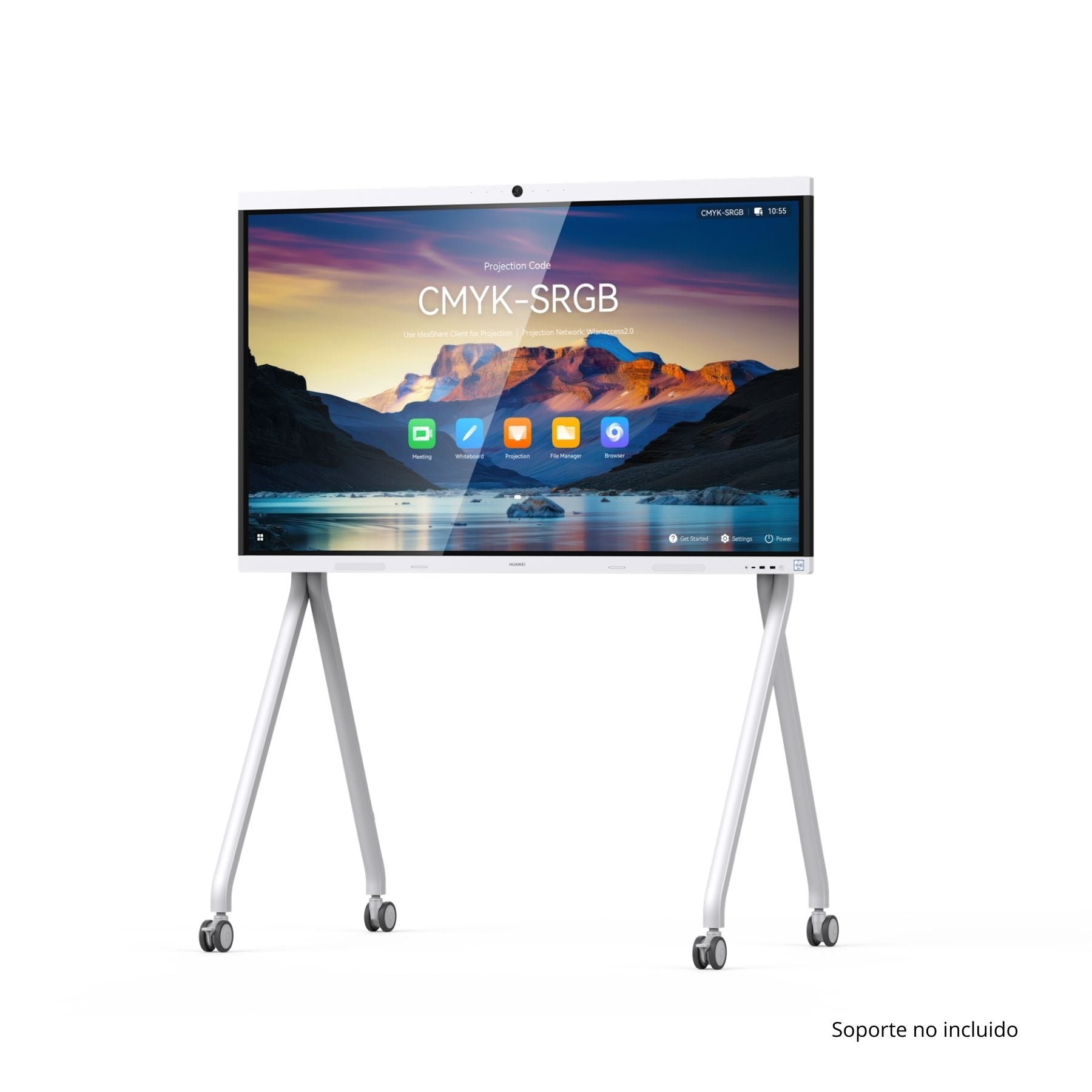 Pantalla Interactiva Huawei IdeaHub B3, 4K UHD, HarmonyOS , Cámara 4k, 1 Año