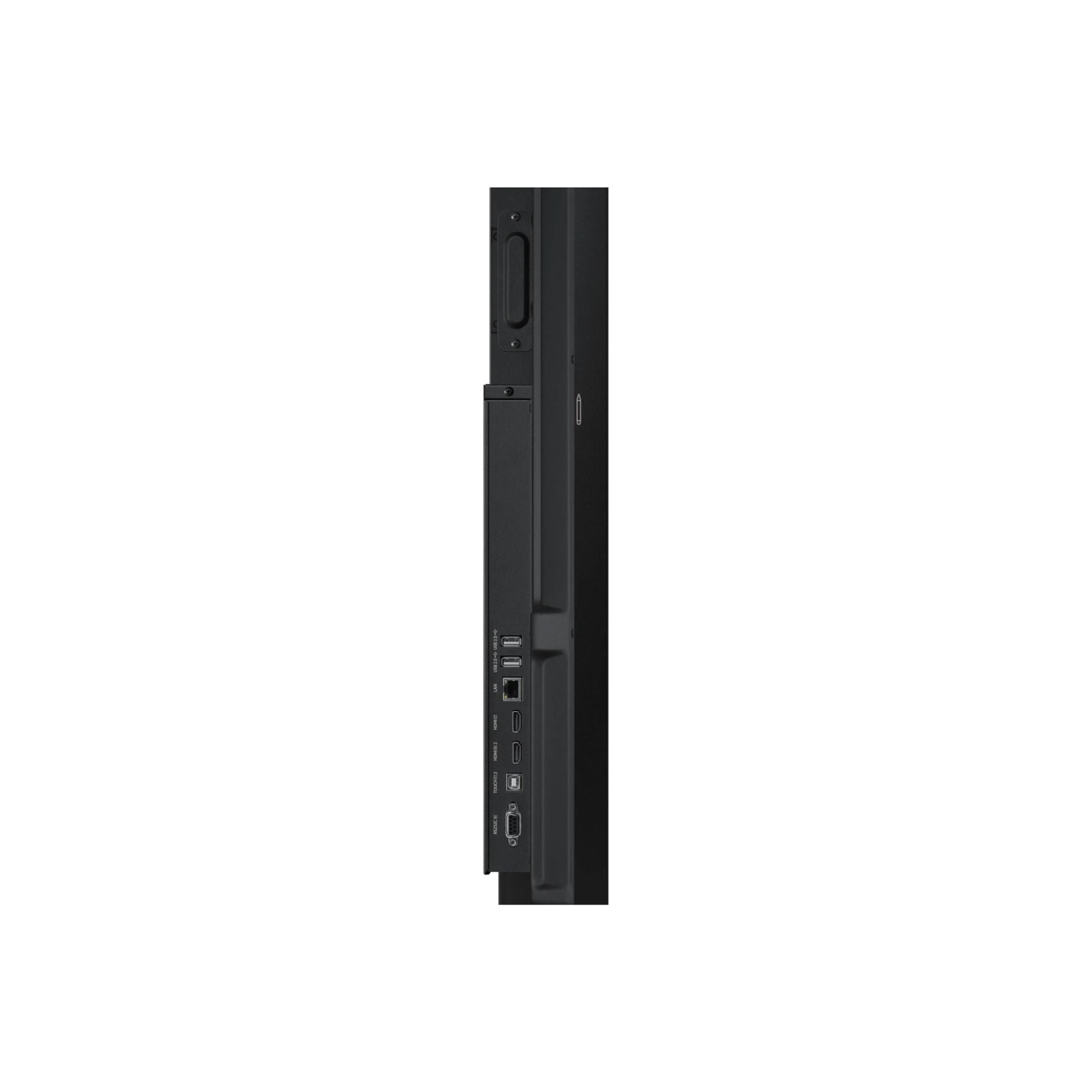 pantalla interactiva samsung 75waf vista de puertos