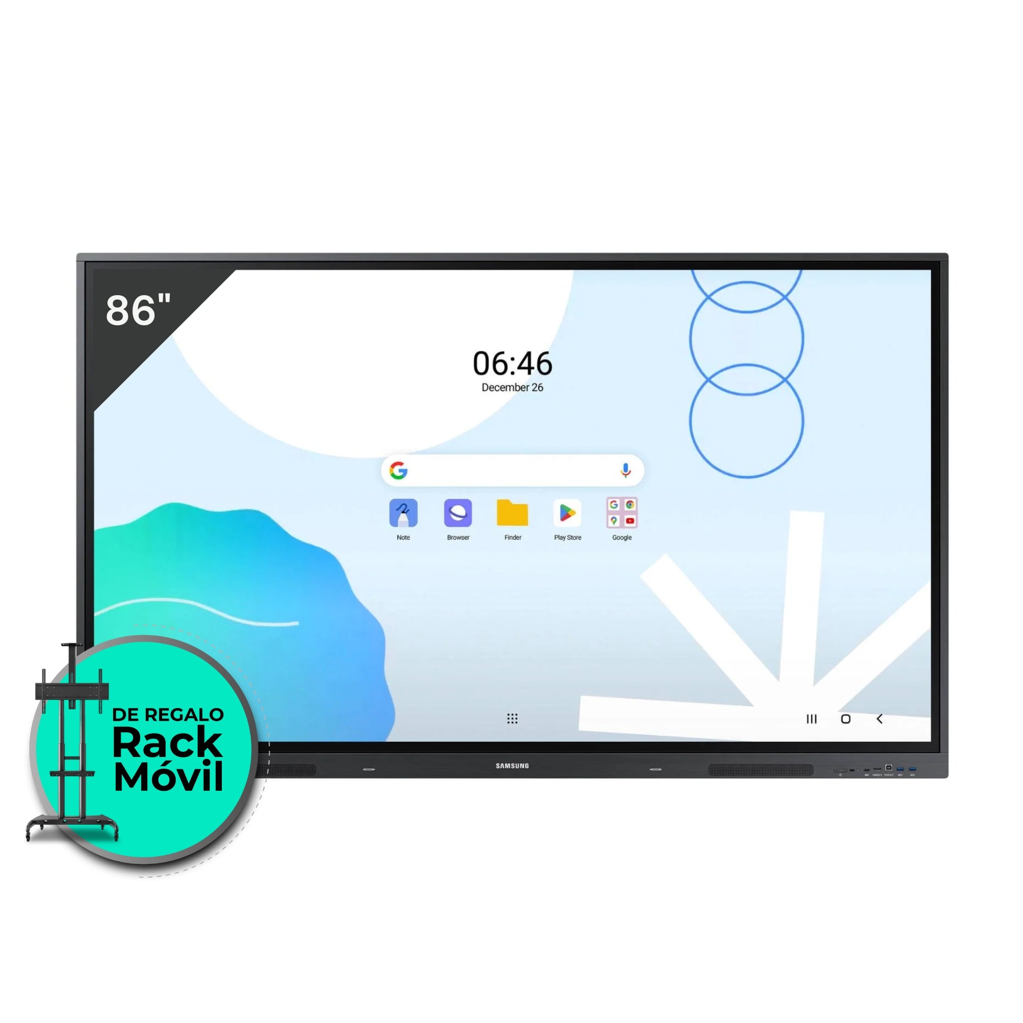 pantalla interactiva samsung 86wad en oferta