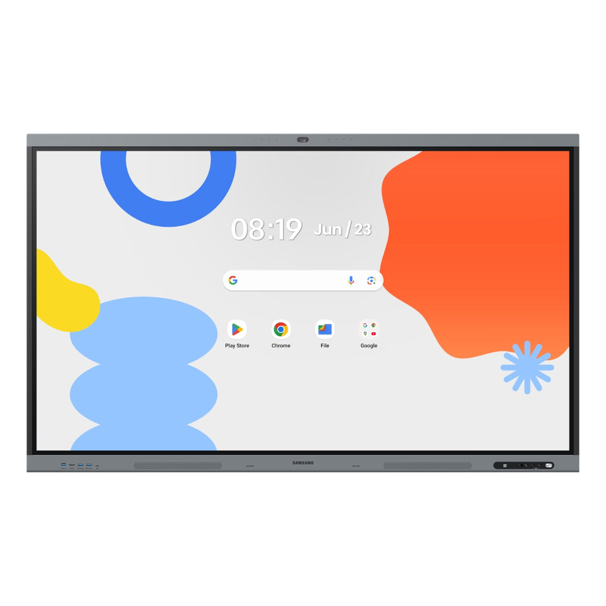 pantalla interactiva samsung wafx-p vista frontal