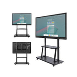 Rack Móvil Pedestal Para Pantalla interactiva, 42"-100", Soporta hasta 120KG