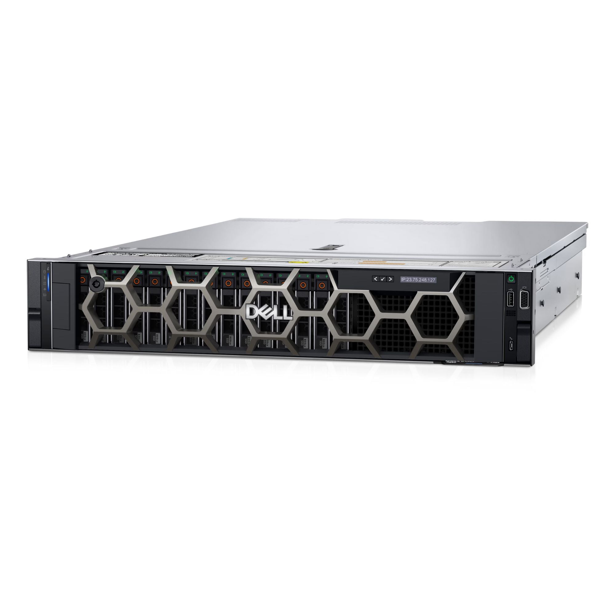 servidor dell r550 rackeable vista frontal lateral