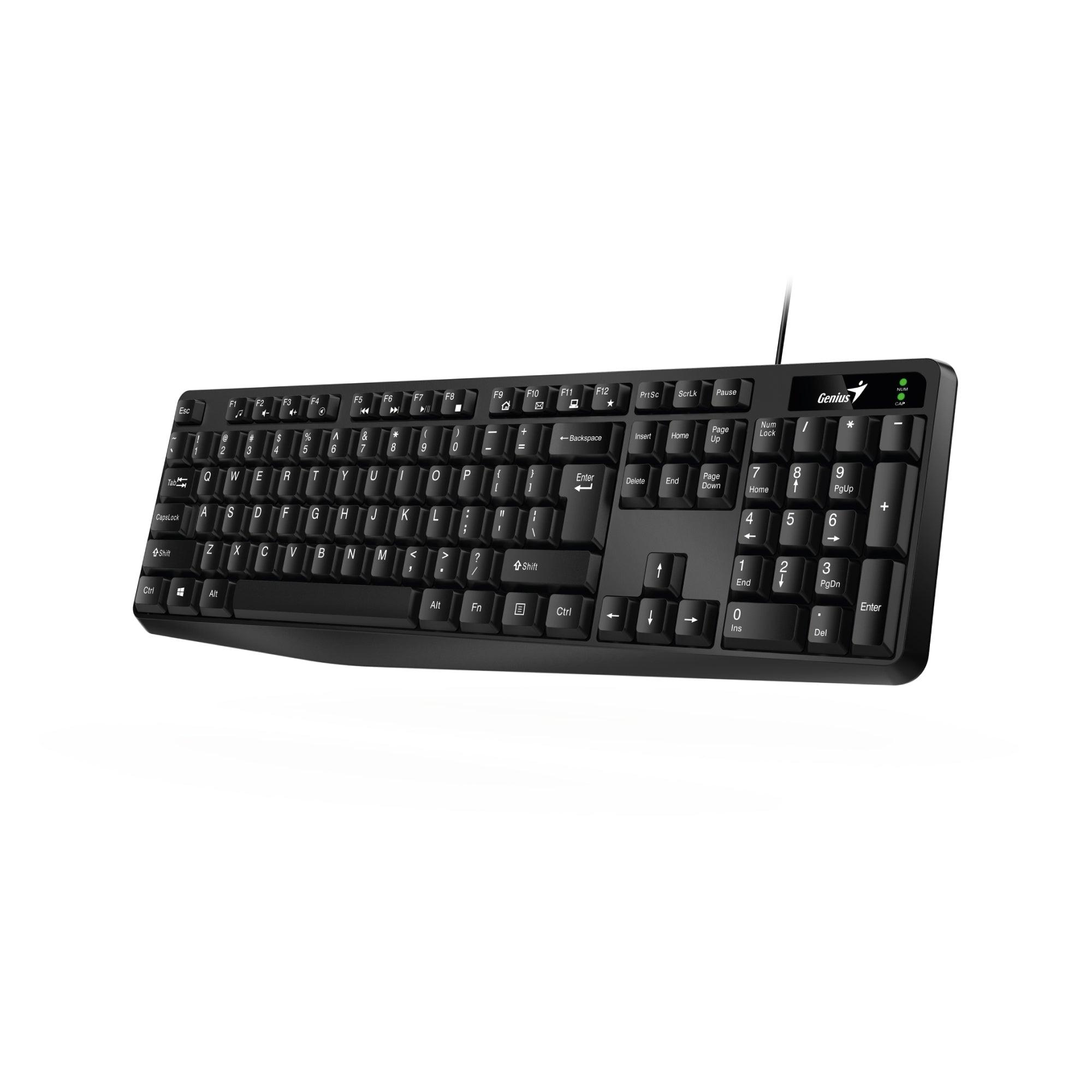 teclado genius kb 117 en español con usb Imagen principal del producto