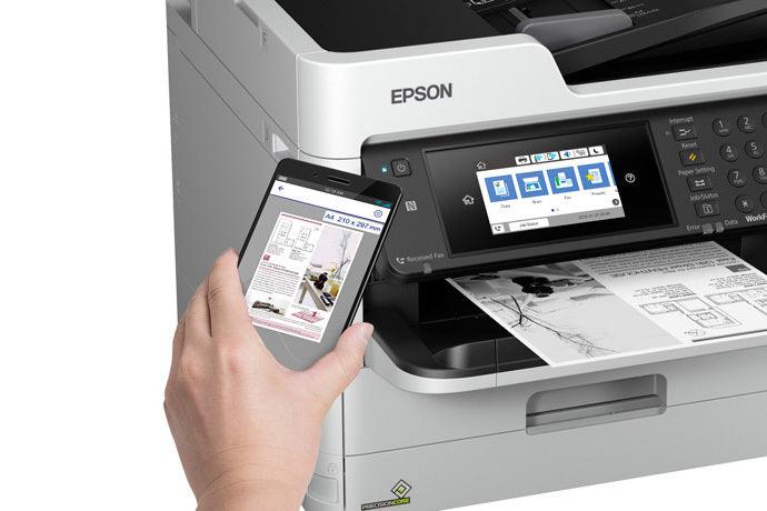 Impresora Mult. Epson WorkForce M5799, B/N, USB, WiFi, LAN, 1Y (C11CG04301)