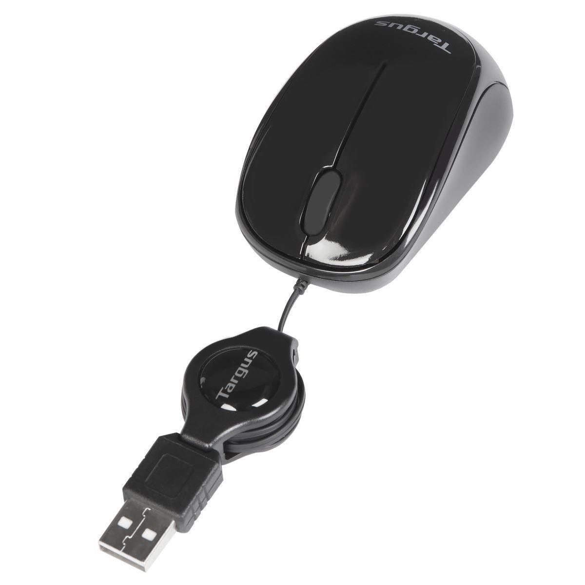 Mouse Targus Compact Trace, retractil, 6m (AMU7SUS) Imagen secundaria del producto