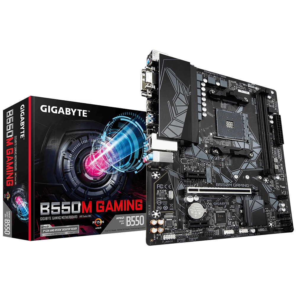 Mainboard Gigabyte B550M Gaming SK-AM4 - Ryzen  3Gen - PERU DATA Imagen principal del producto